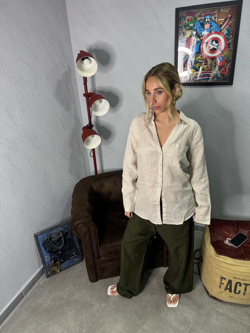Camicia in lino
