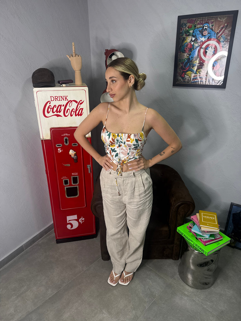Pantalone in lino