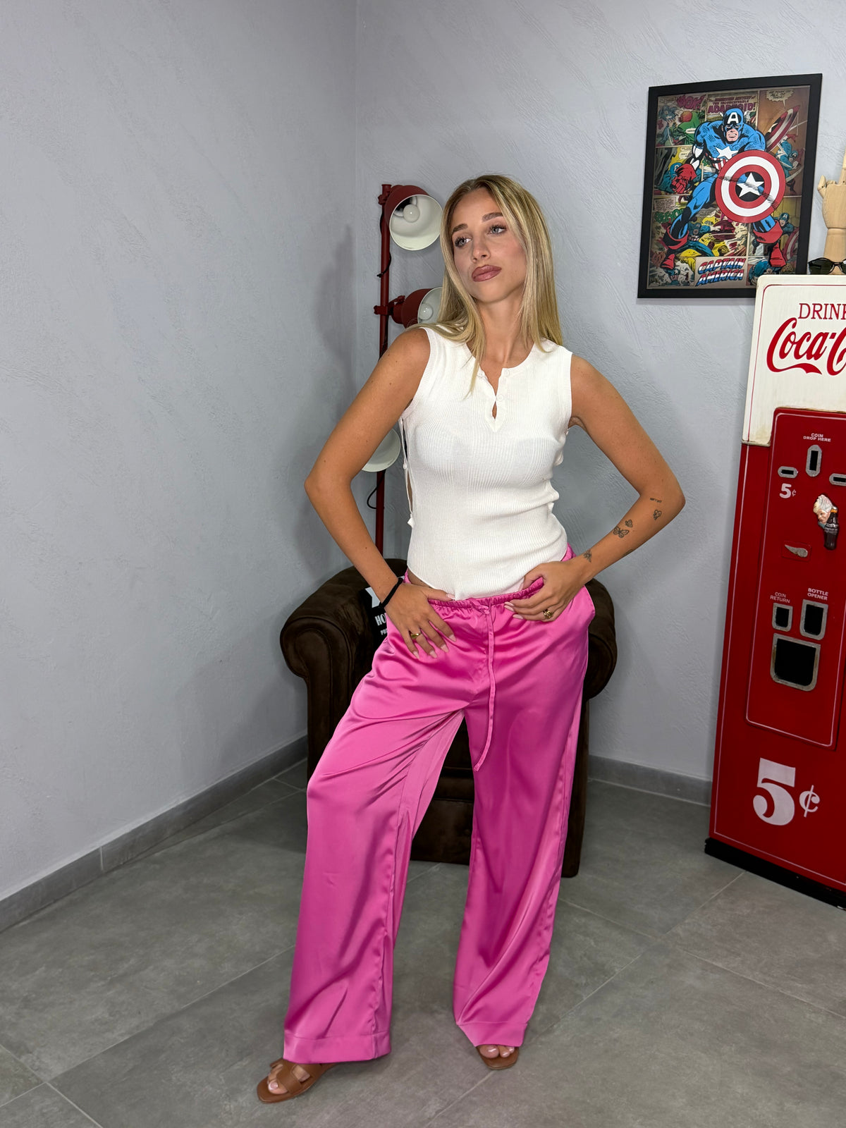 Pantalone di seta outlet