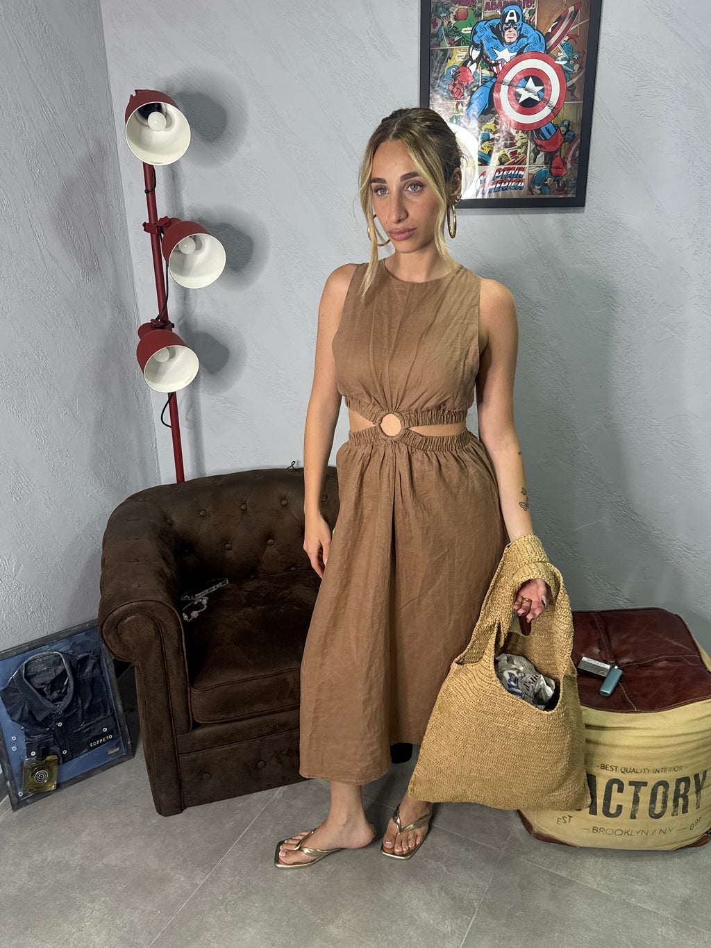 Borsa in paglia cos