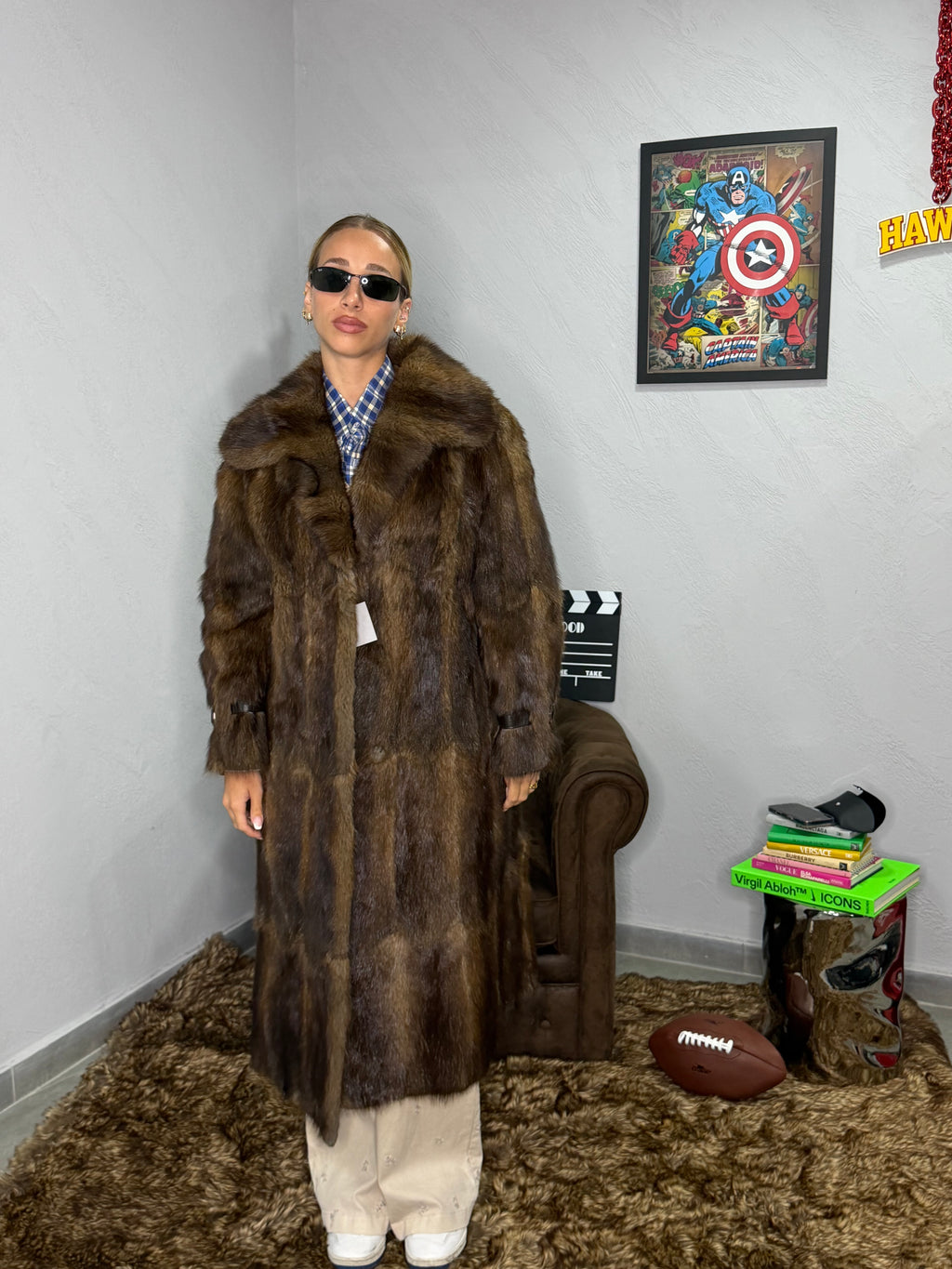 Cappotto in vera pelliccia