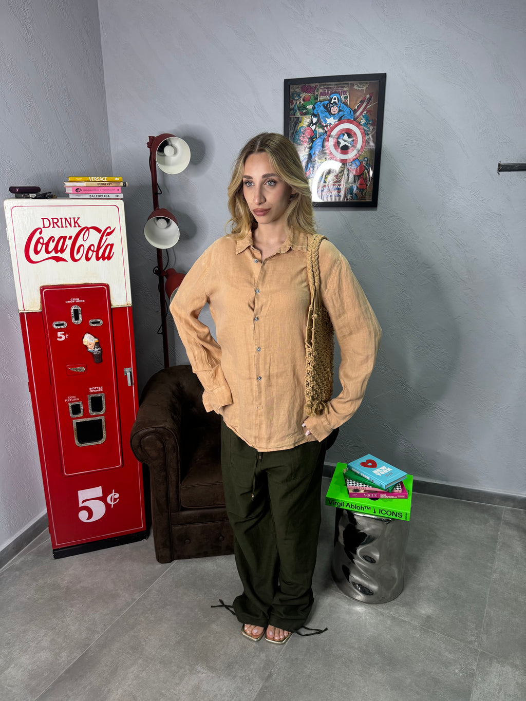 Pantalone in lino