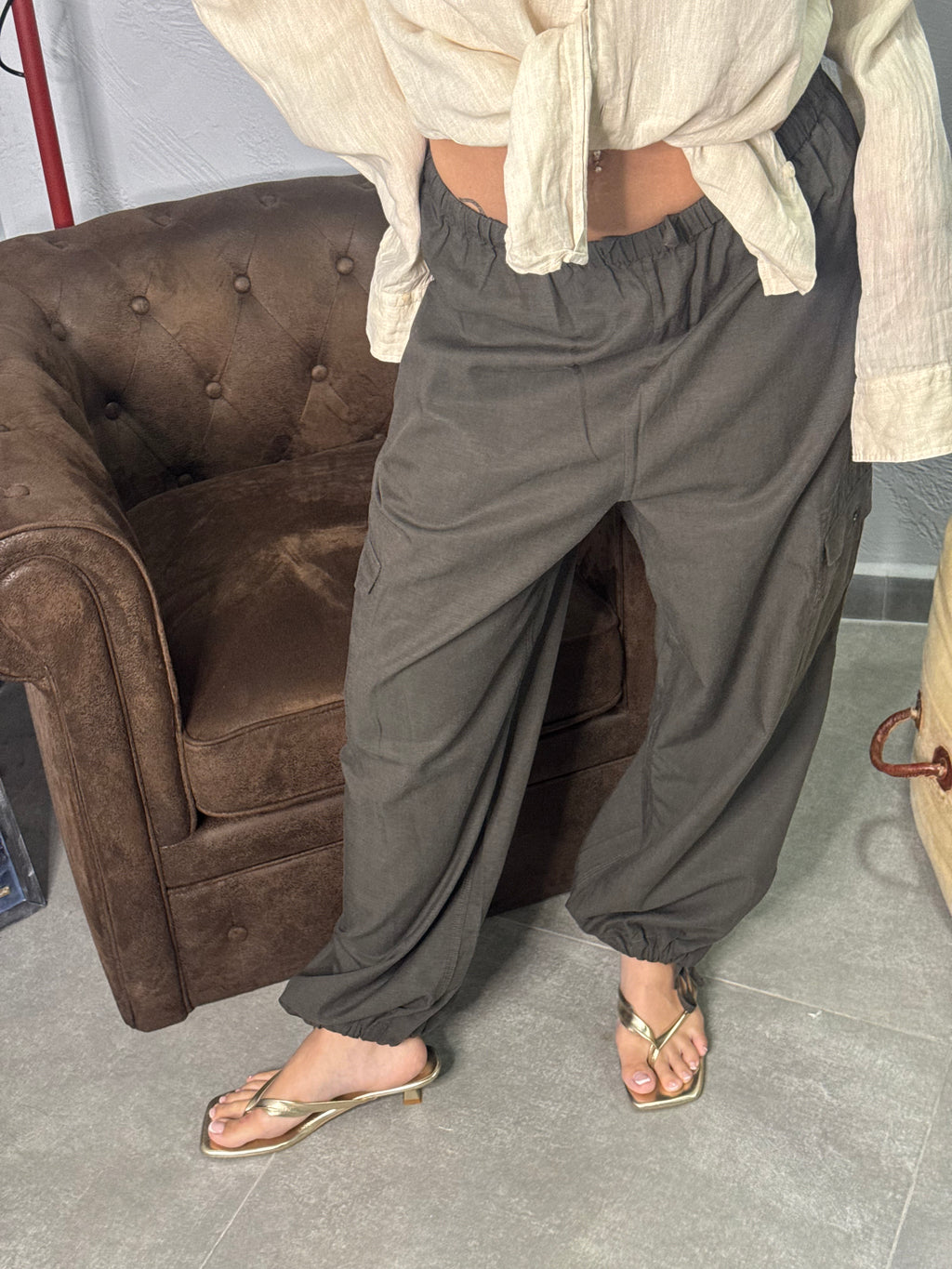 Pantalone in lino cos