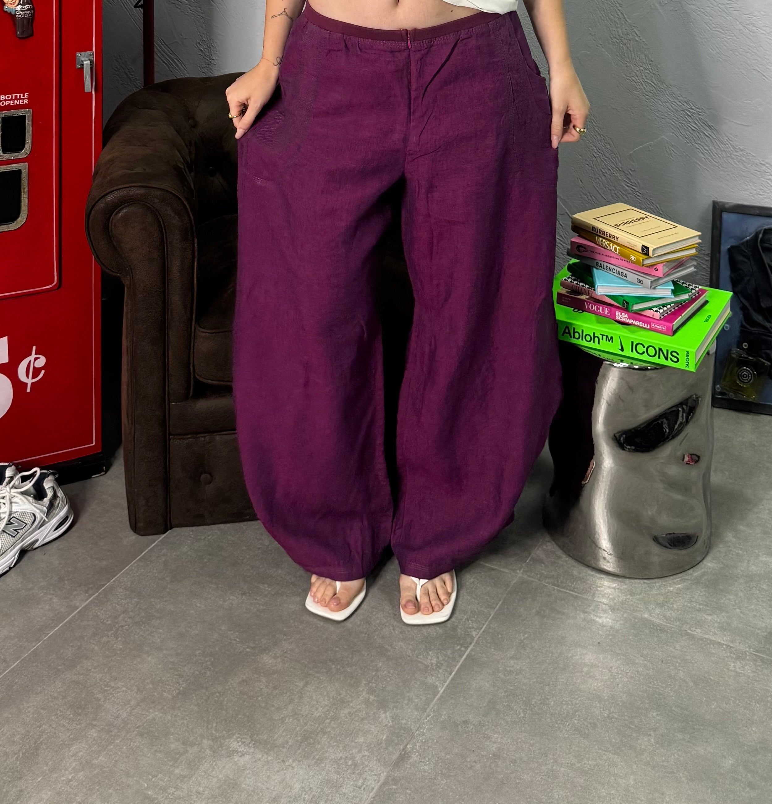 Pantalone japan lino