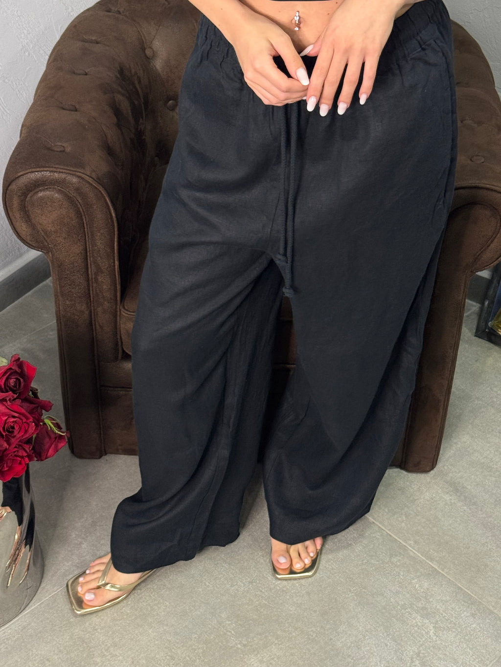 Pantalone in lino