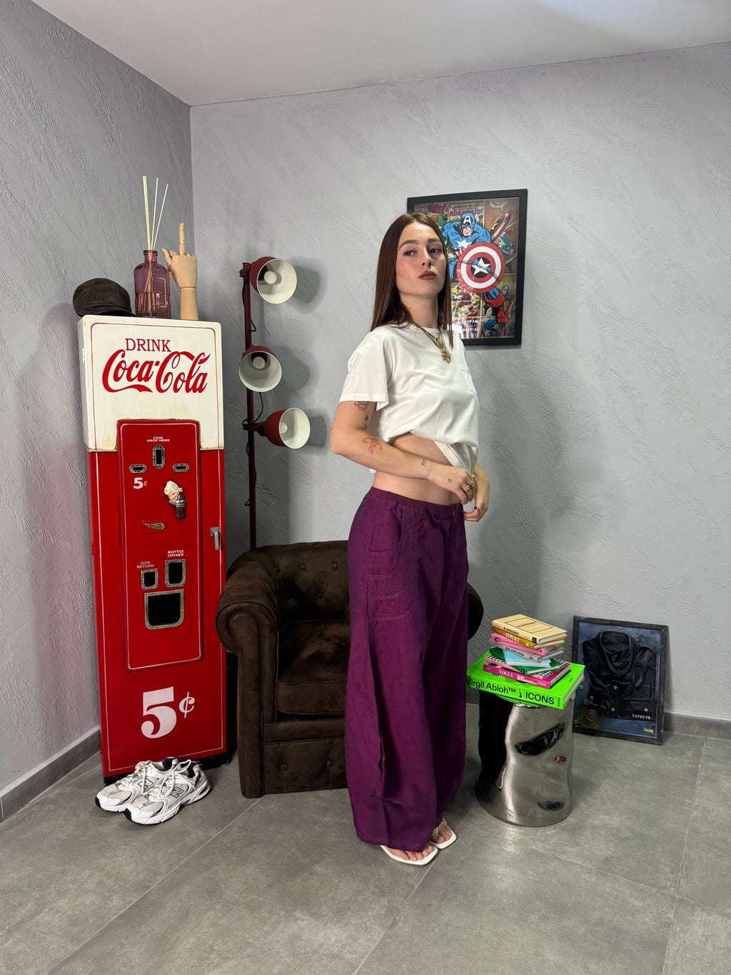 Pantalone japan lino