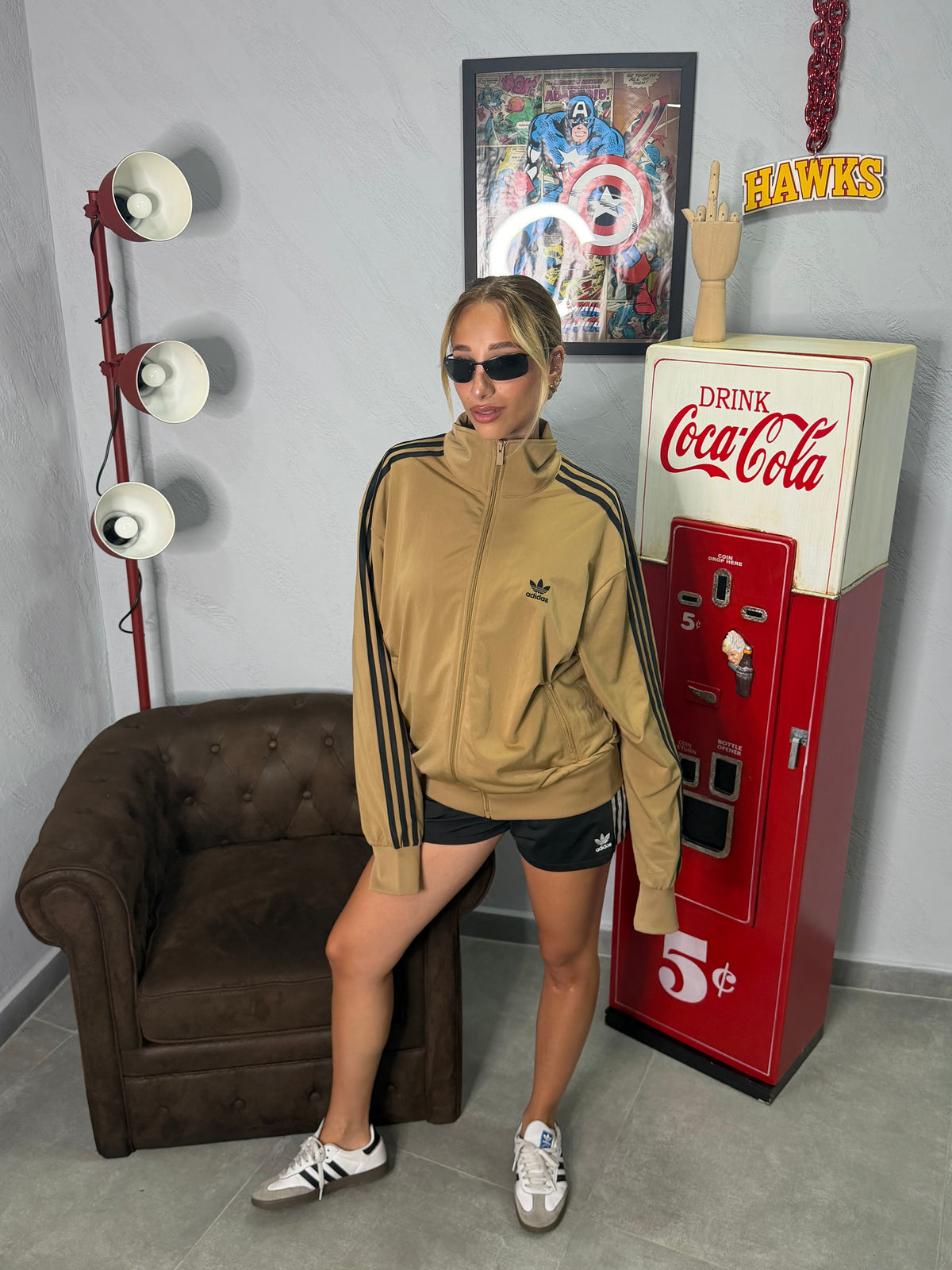 Felpa full zip Adidas outlet