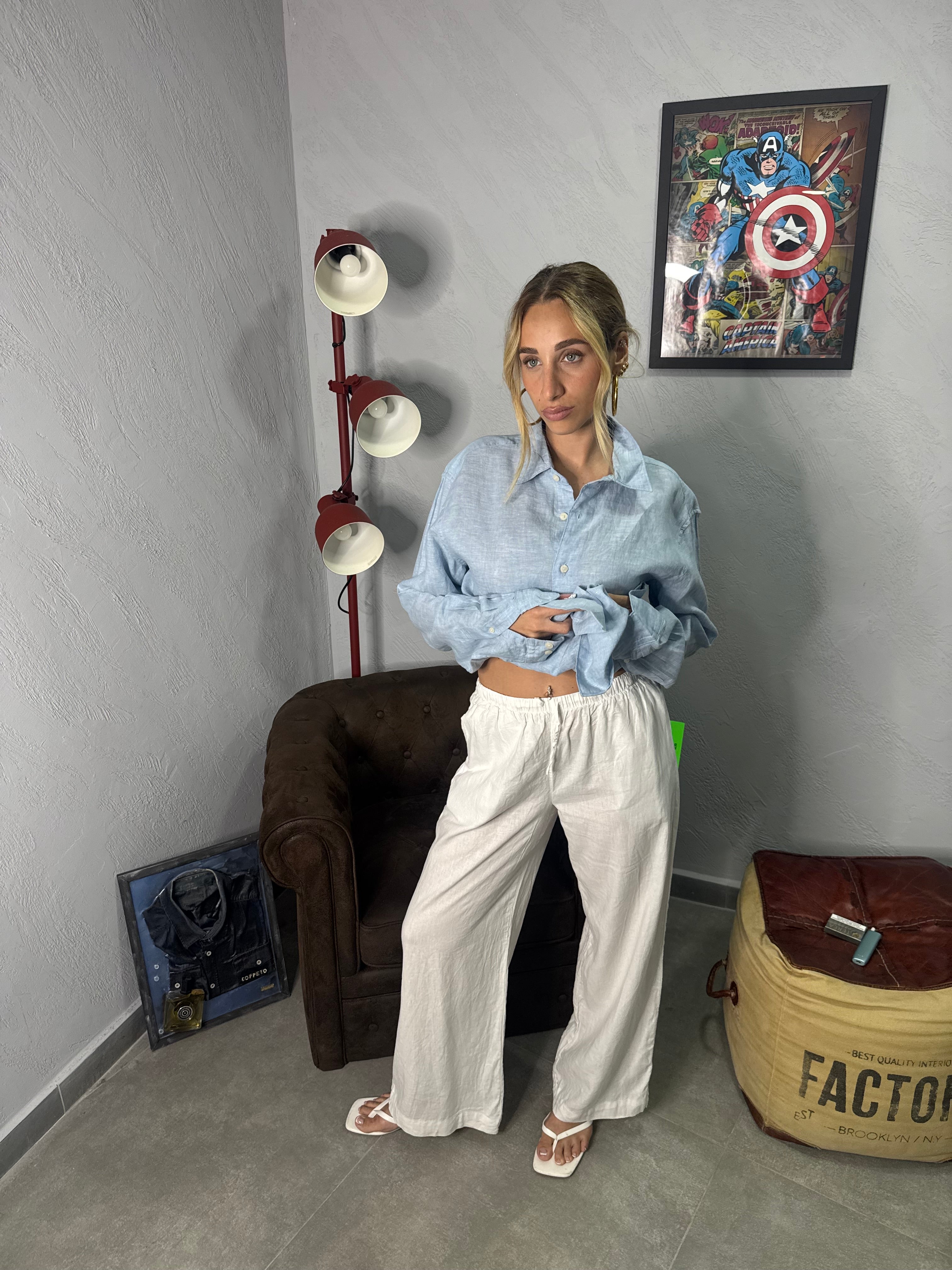 Pantalone in lino