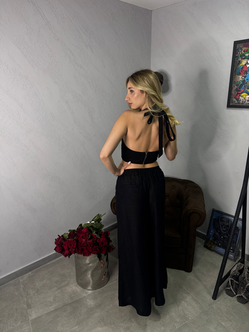 Pantalone in lino