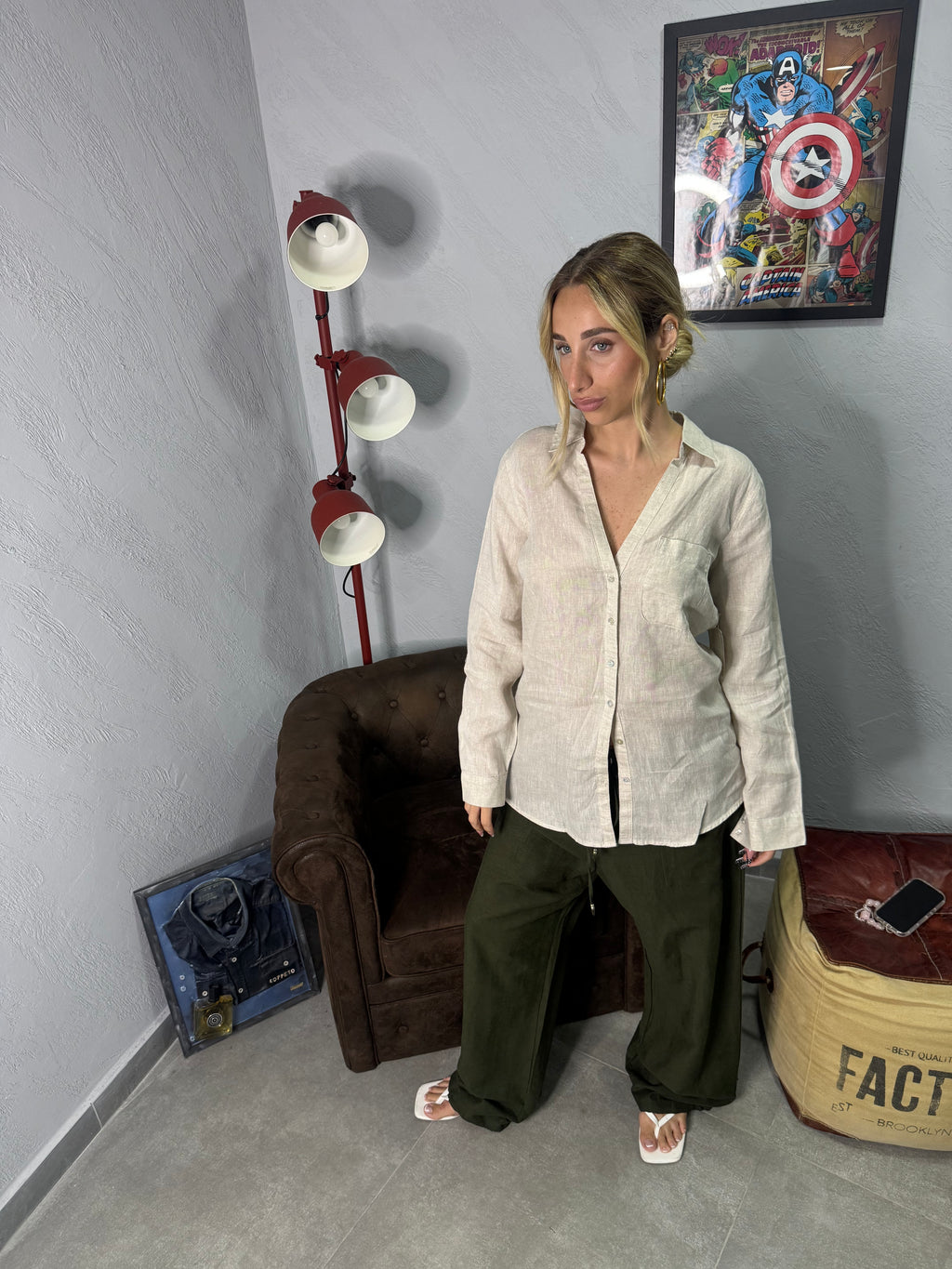 Camicia in lino