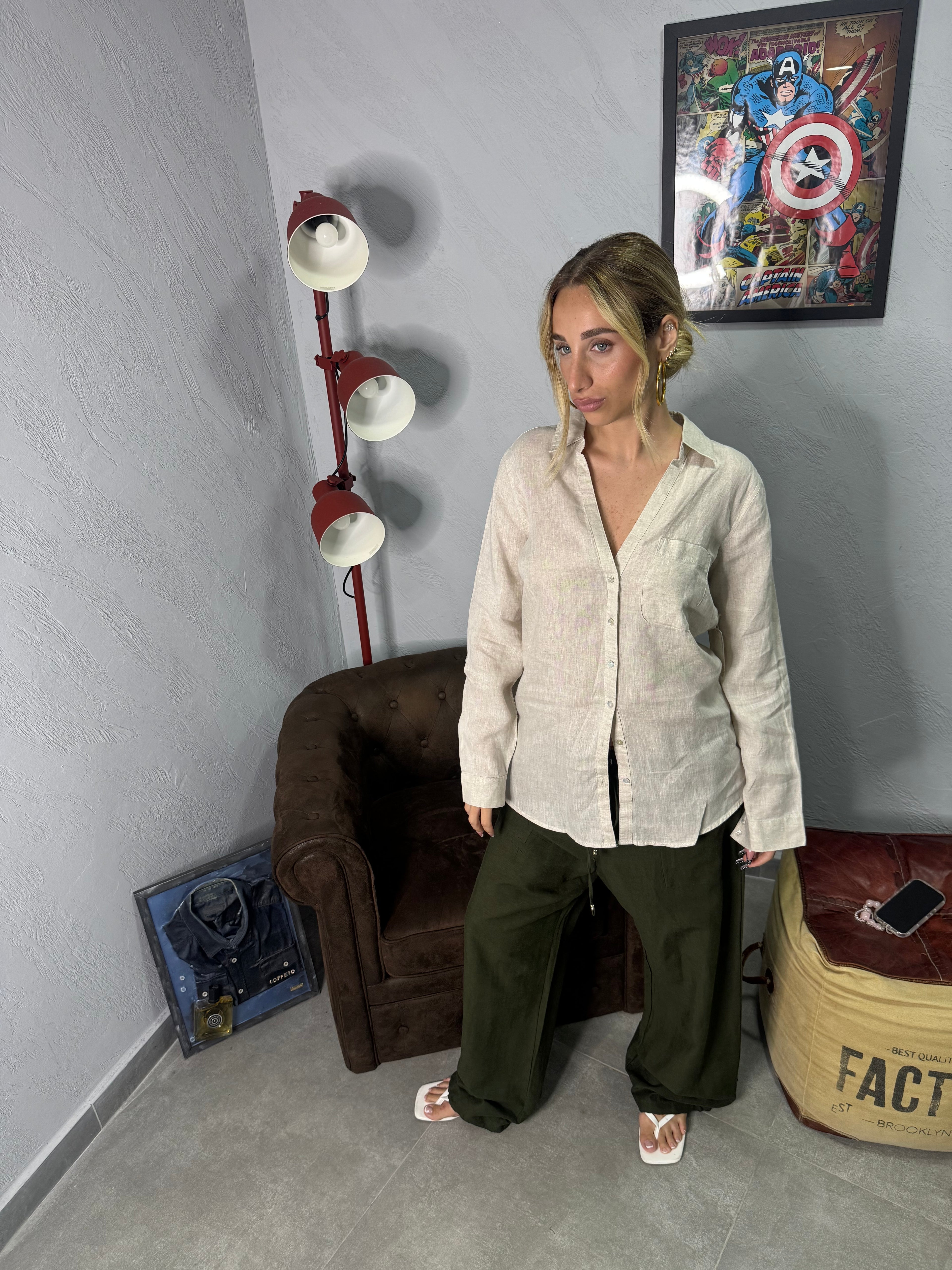 Camicia in lino
