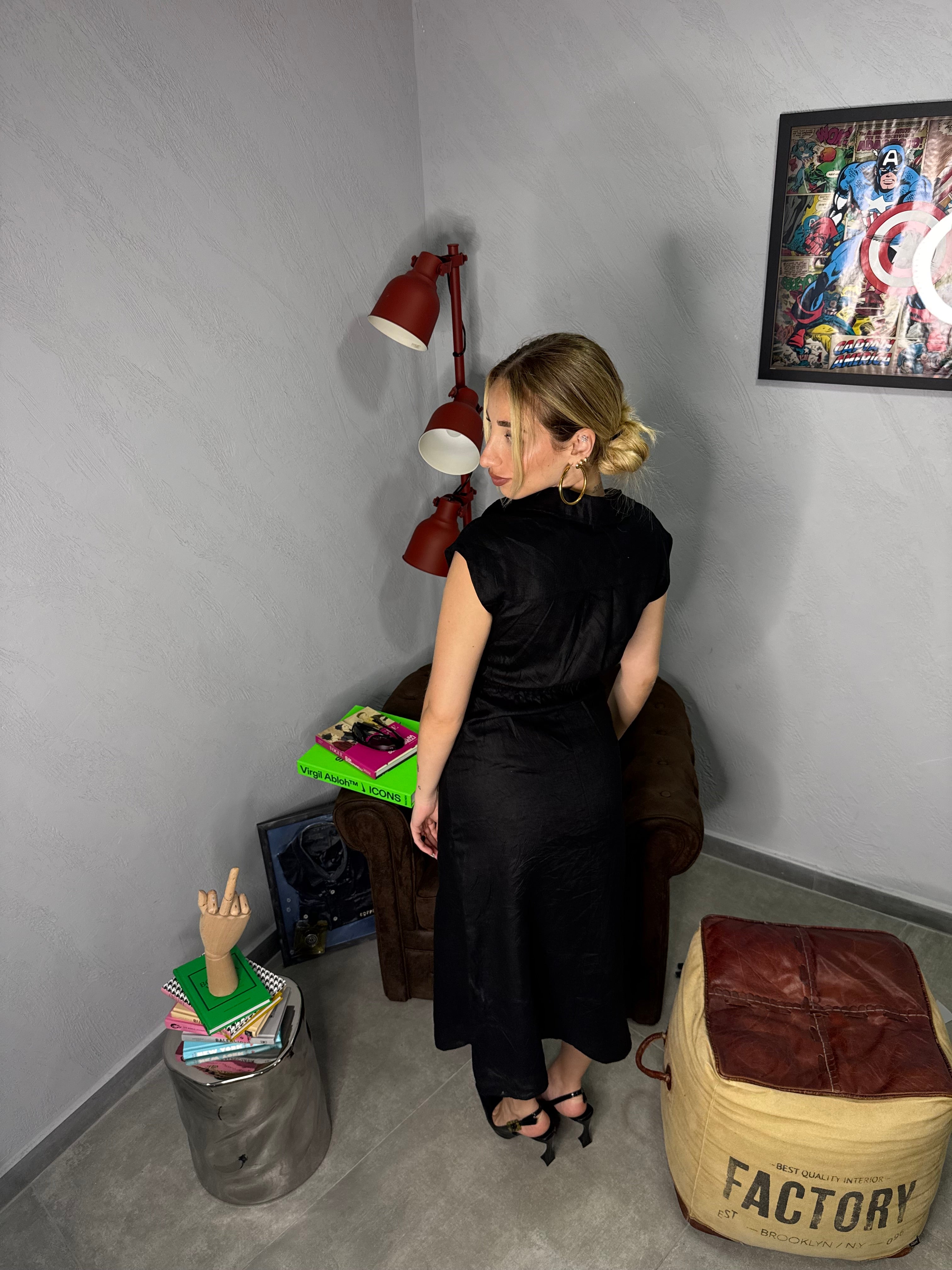 Dress in lino dishh