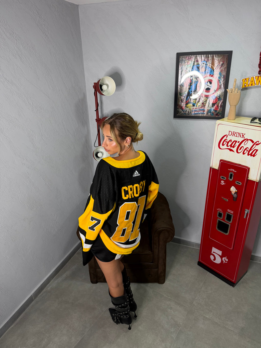 Long sleev NHL Adidas