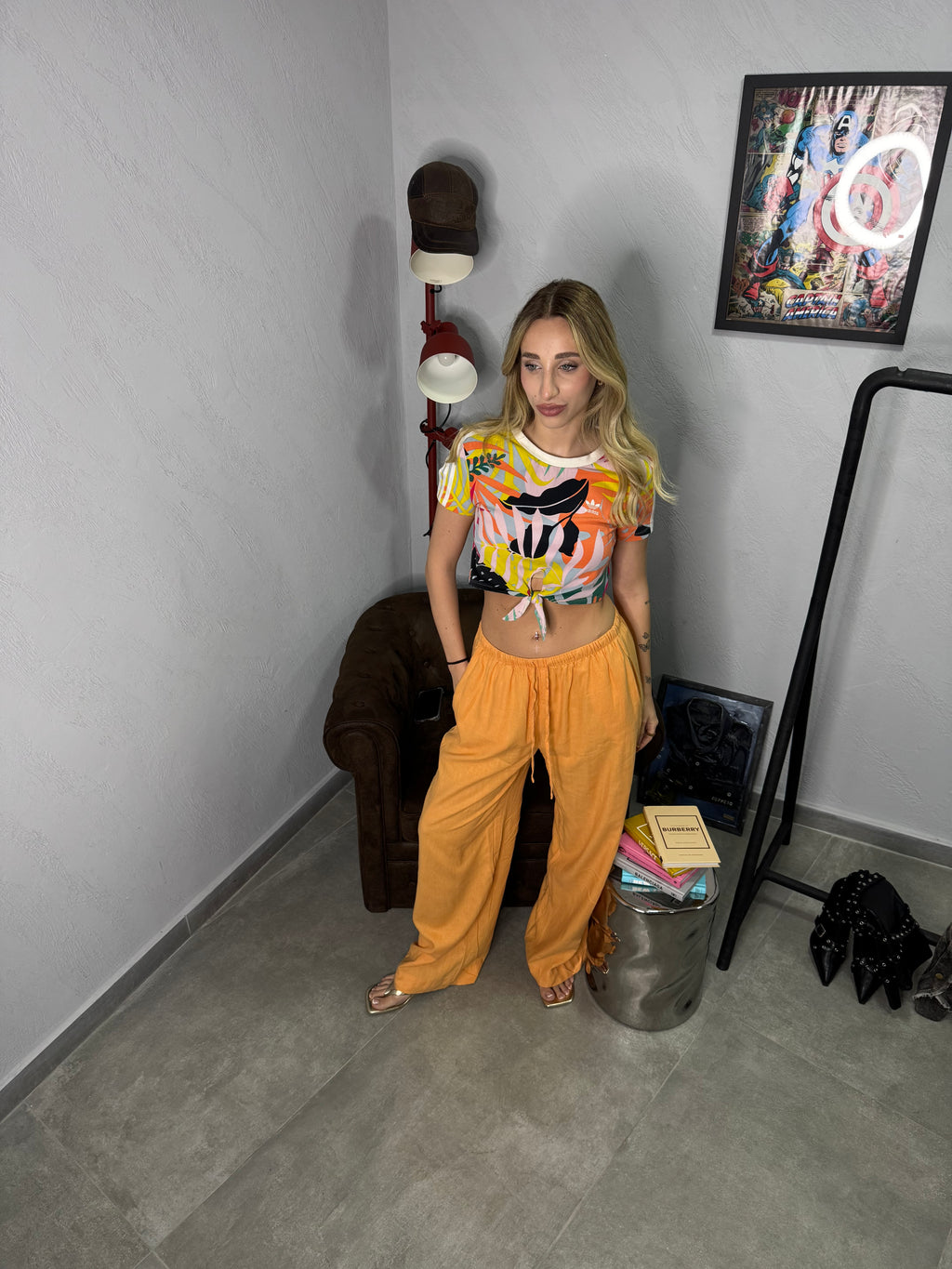 Pantalone in lino