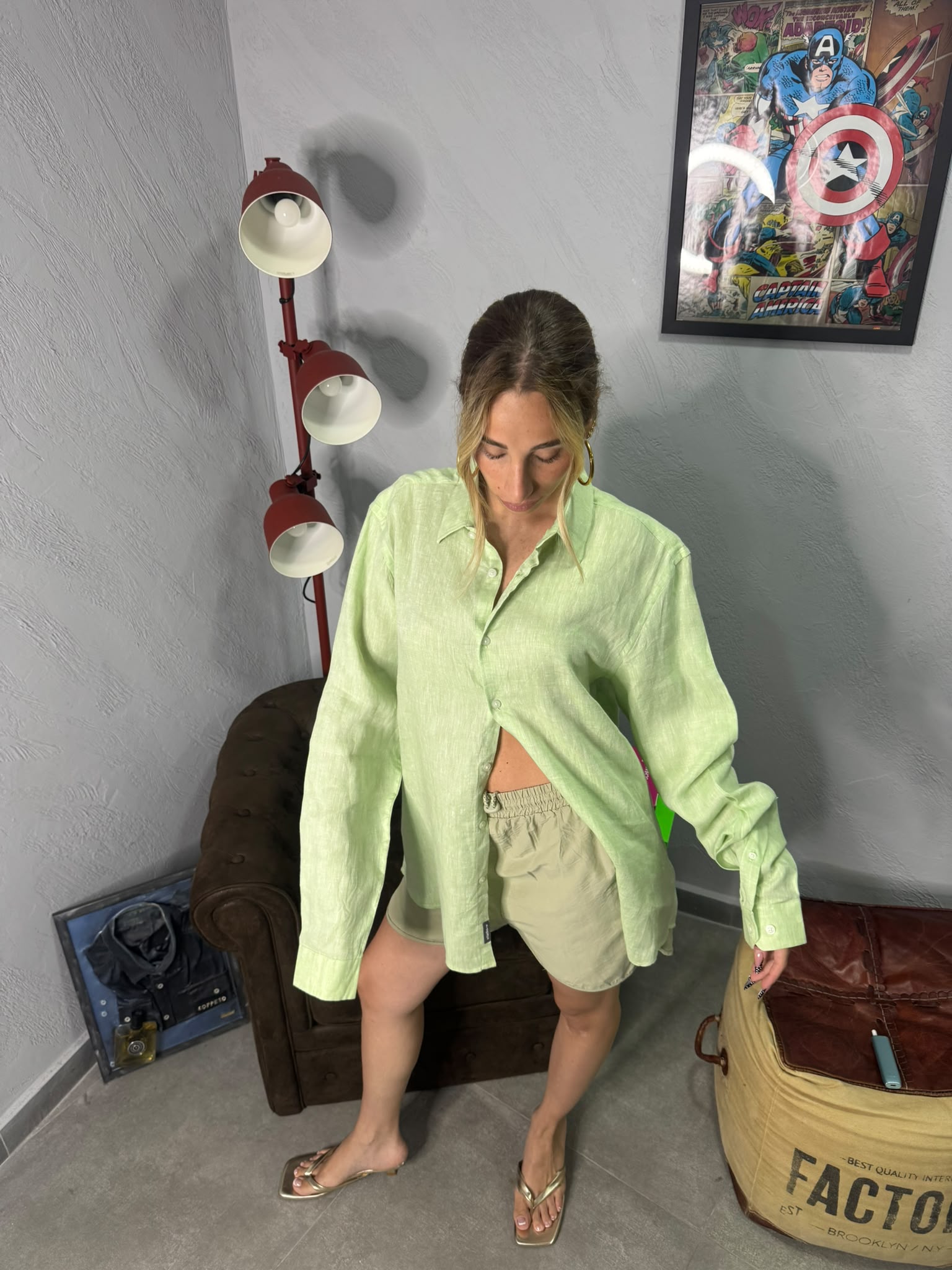 Pantaloncino verde