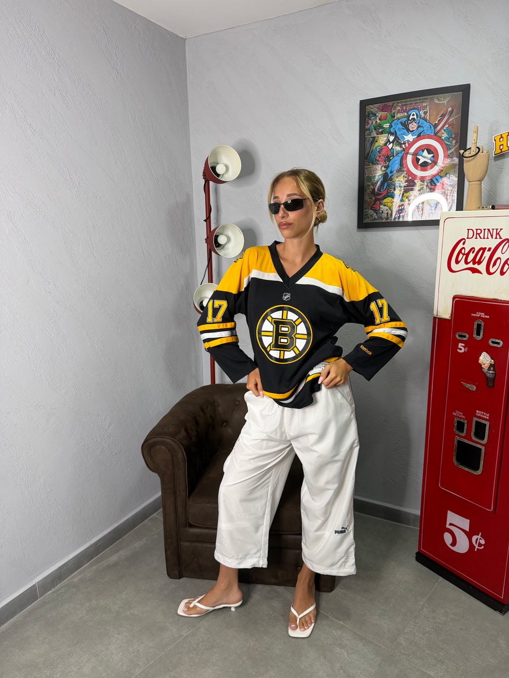 Long sleev America NHL X REEBOK