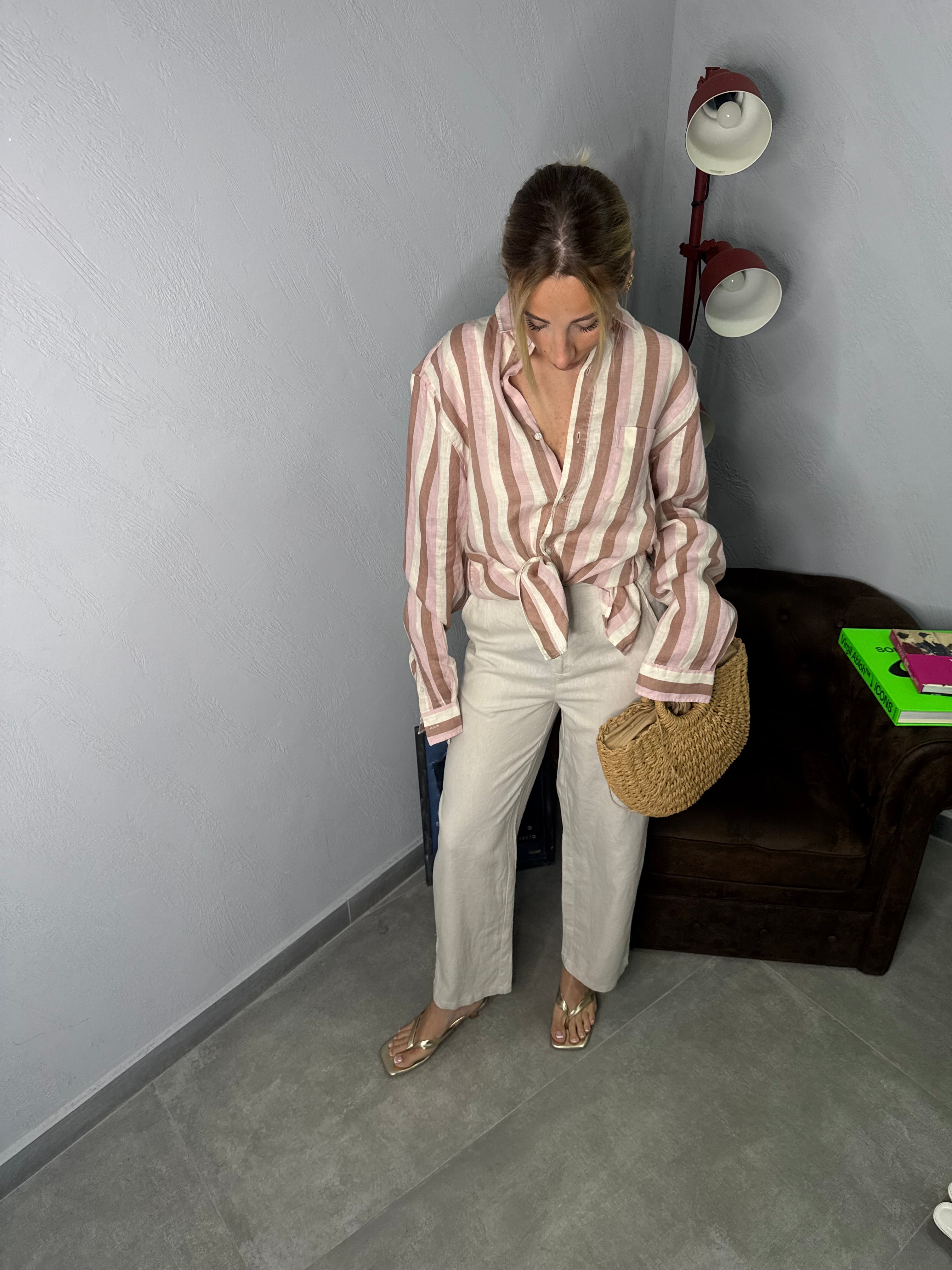 Pantalone in lino