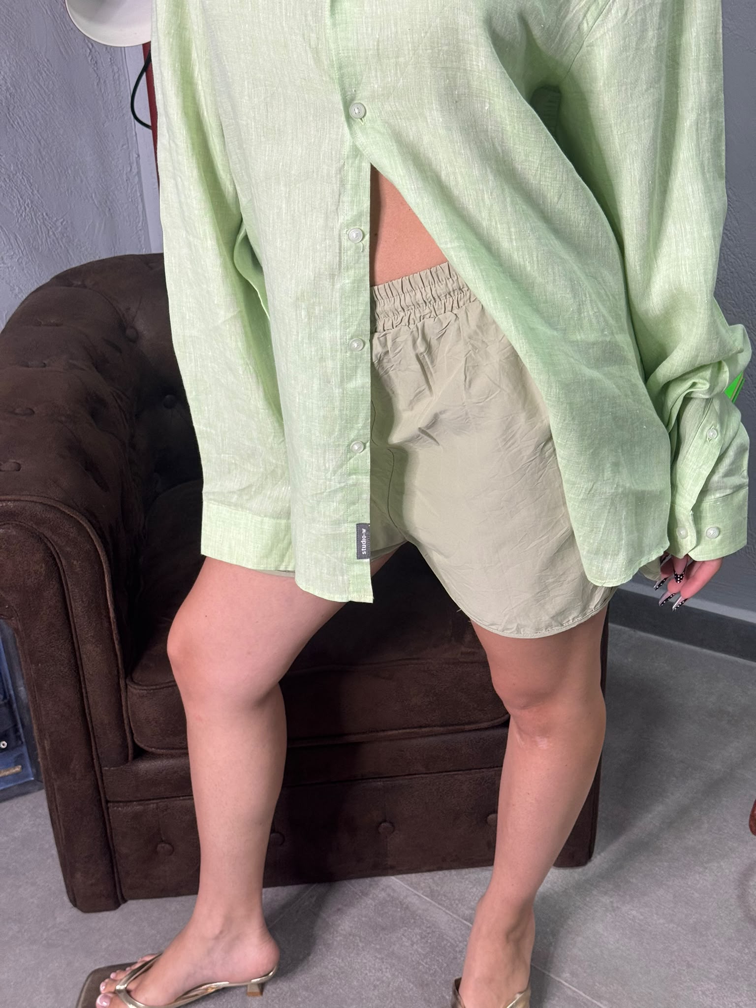 Pantaloncino verde
