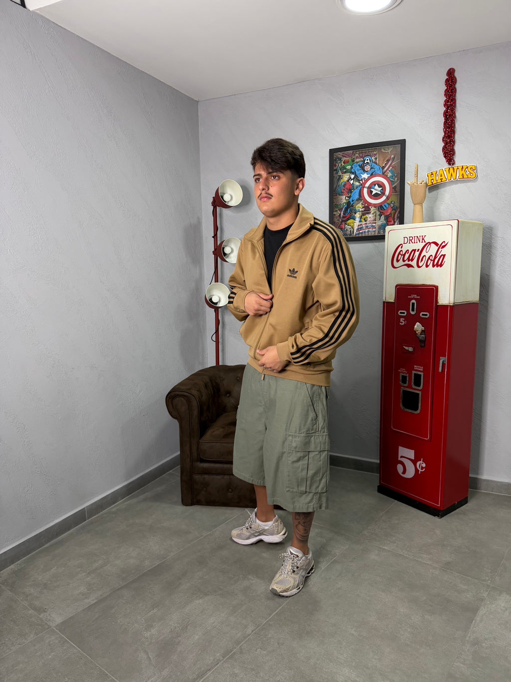 Felpa zip Adidas outlet