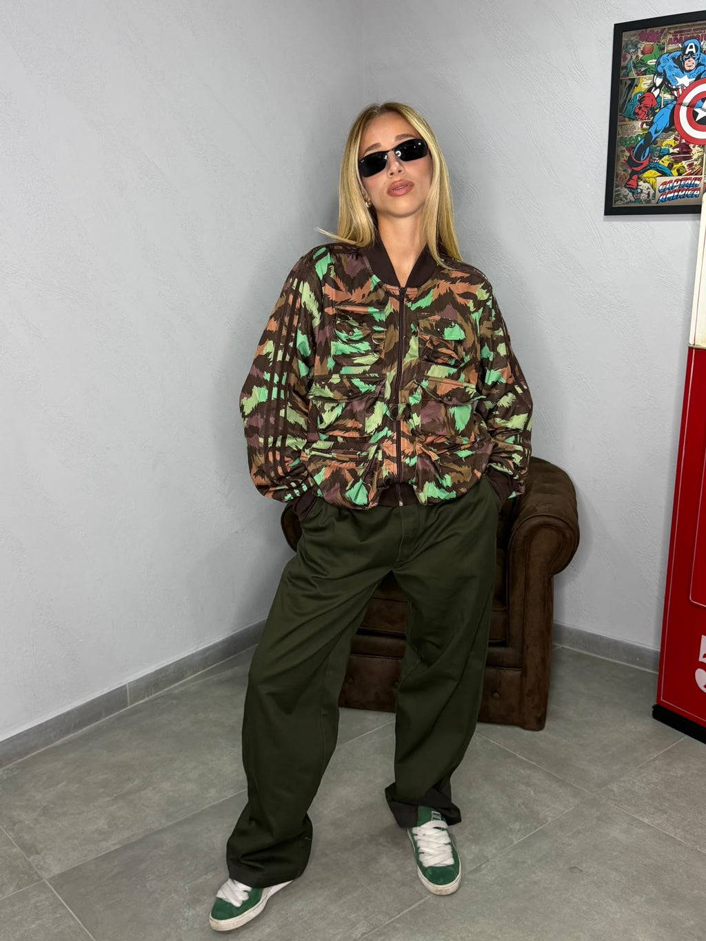 Felpa zip Adidas X jeremy scott