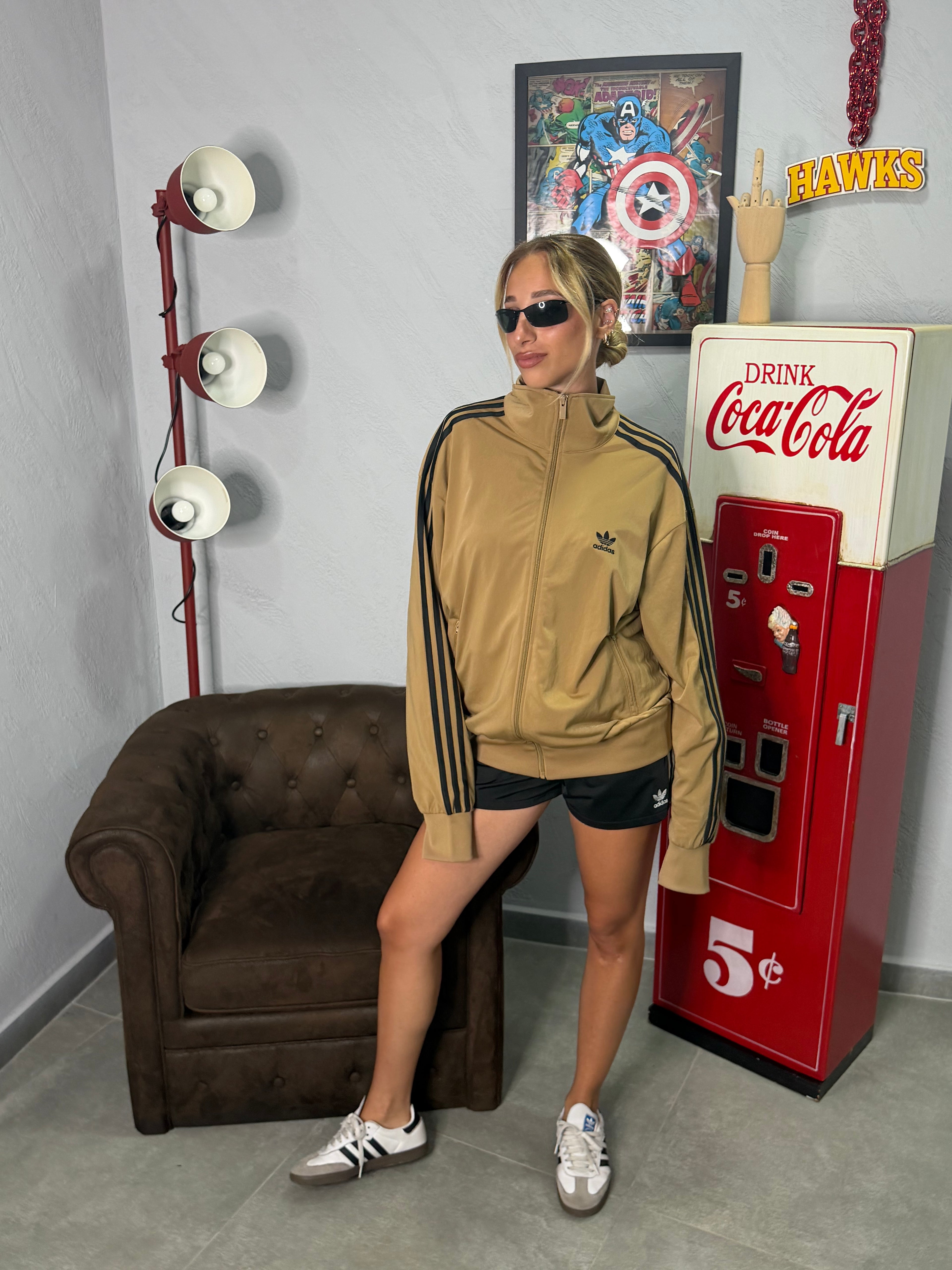 Felpa full zip Adidas outlet