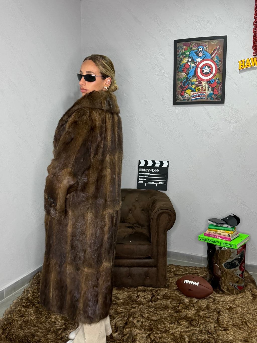 Cappotto in vera pelliccia