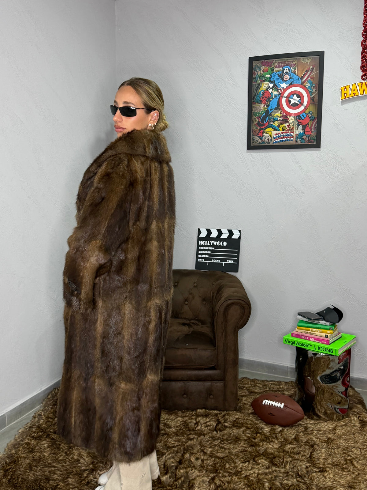 Cappotto in vera pelliccia