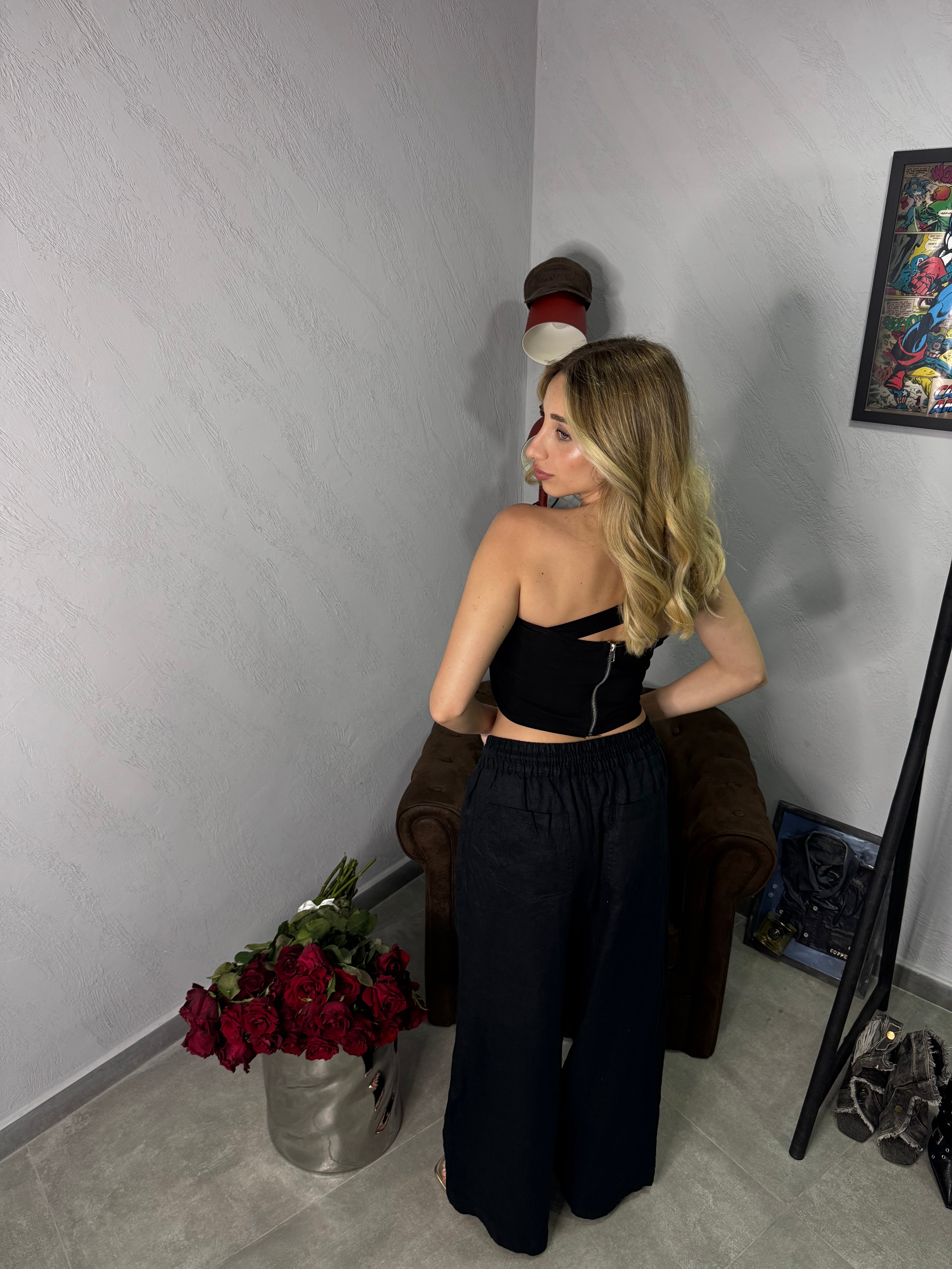 Pantalone in lino