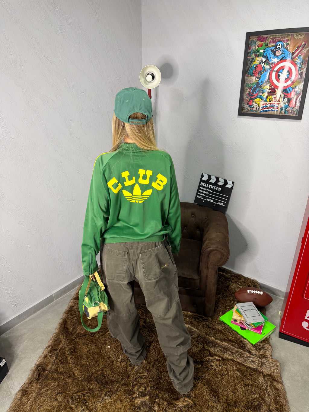 Felpa in full zip Adidas