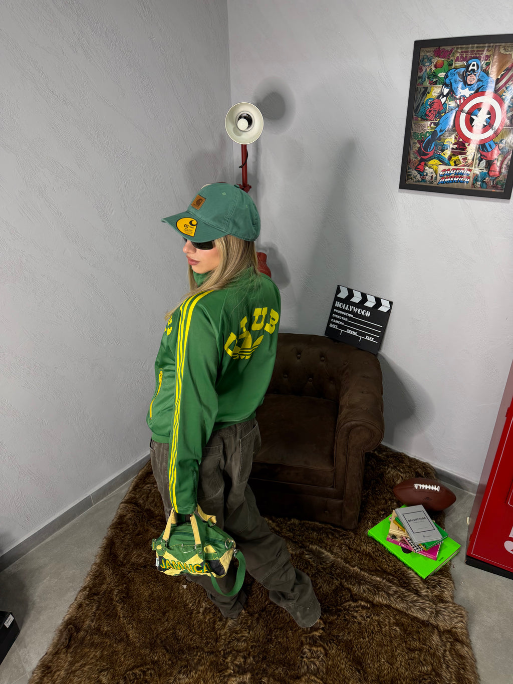 Felpa in full zip Adidas