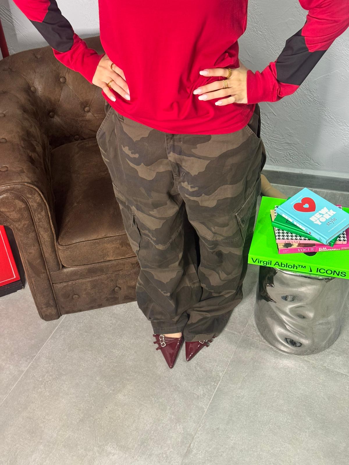 Pantalone militare uomo
