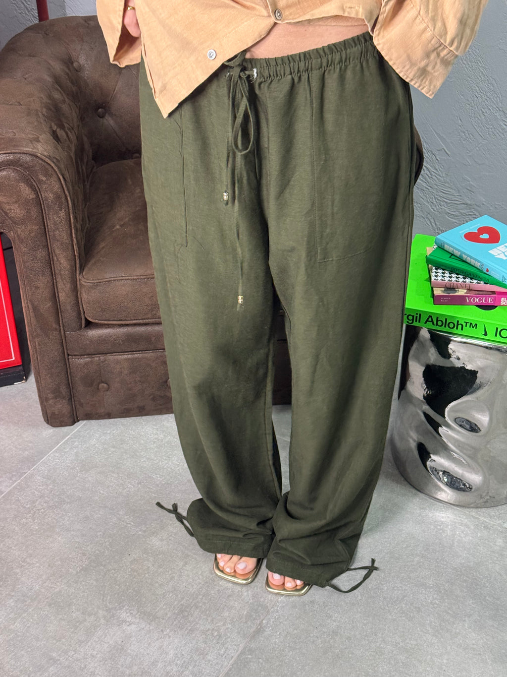 Pantalone in lino
