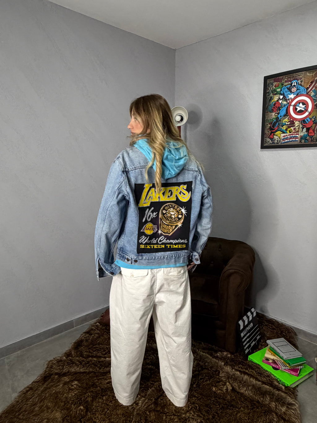 Custom giacca in LEVI’S X mitchell&ness