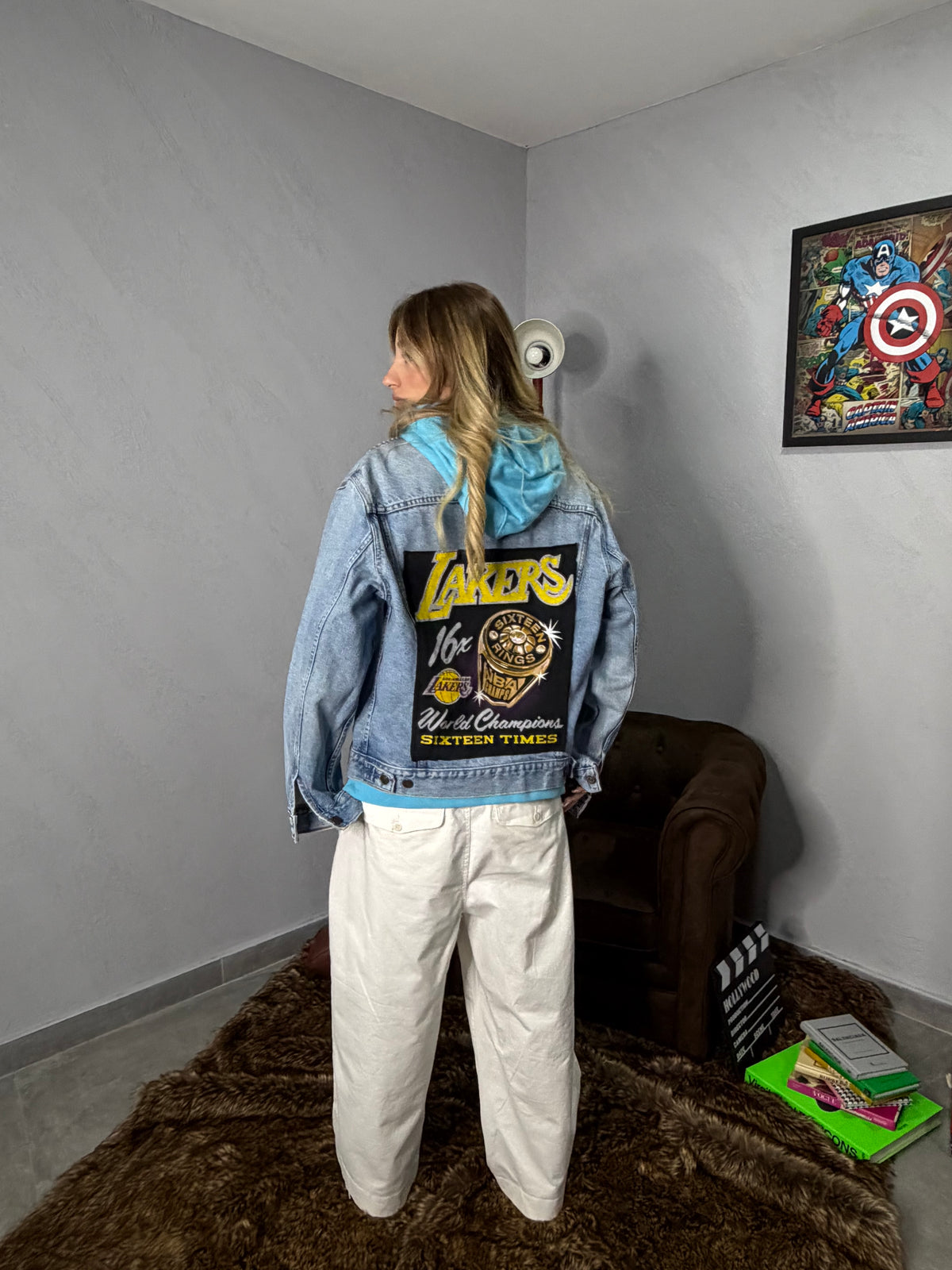 Custom giacca in LEVI’S X mitchell&ness