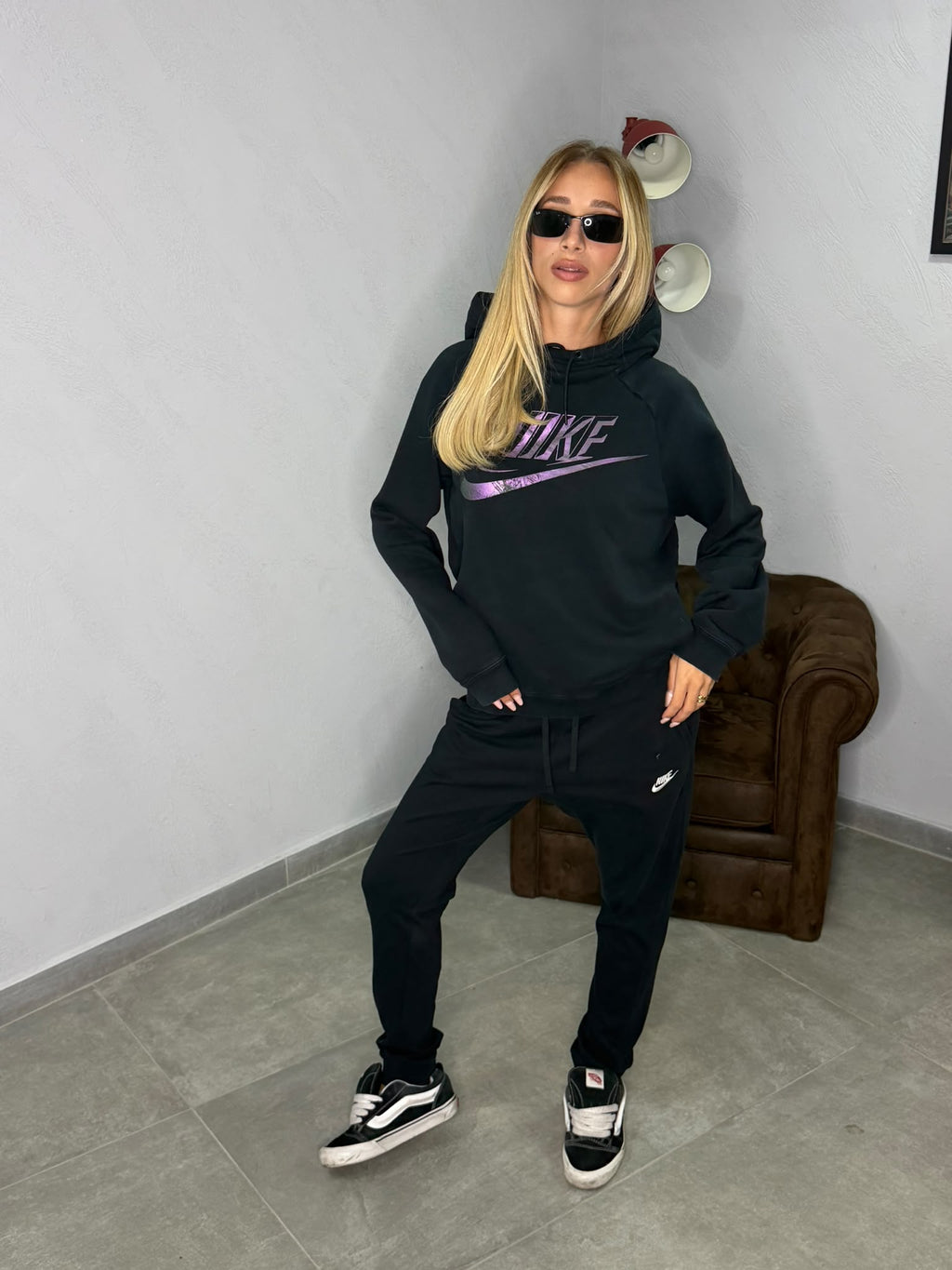 Felpa con cappuccio Nike