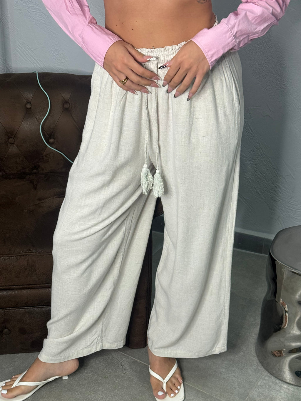 Pantalone in lino