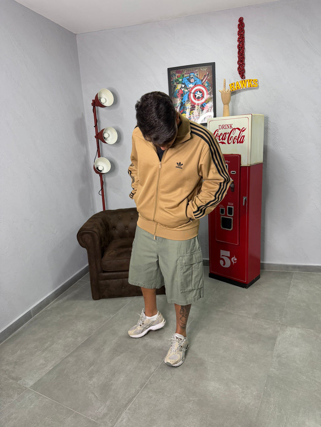 Felpa zip Adidas outlet