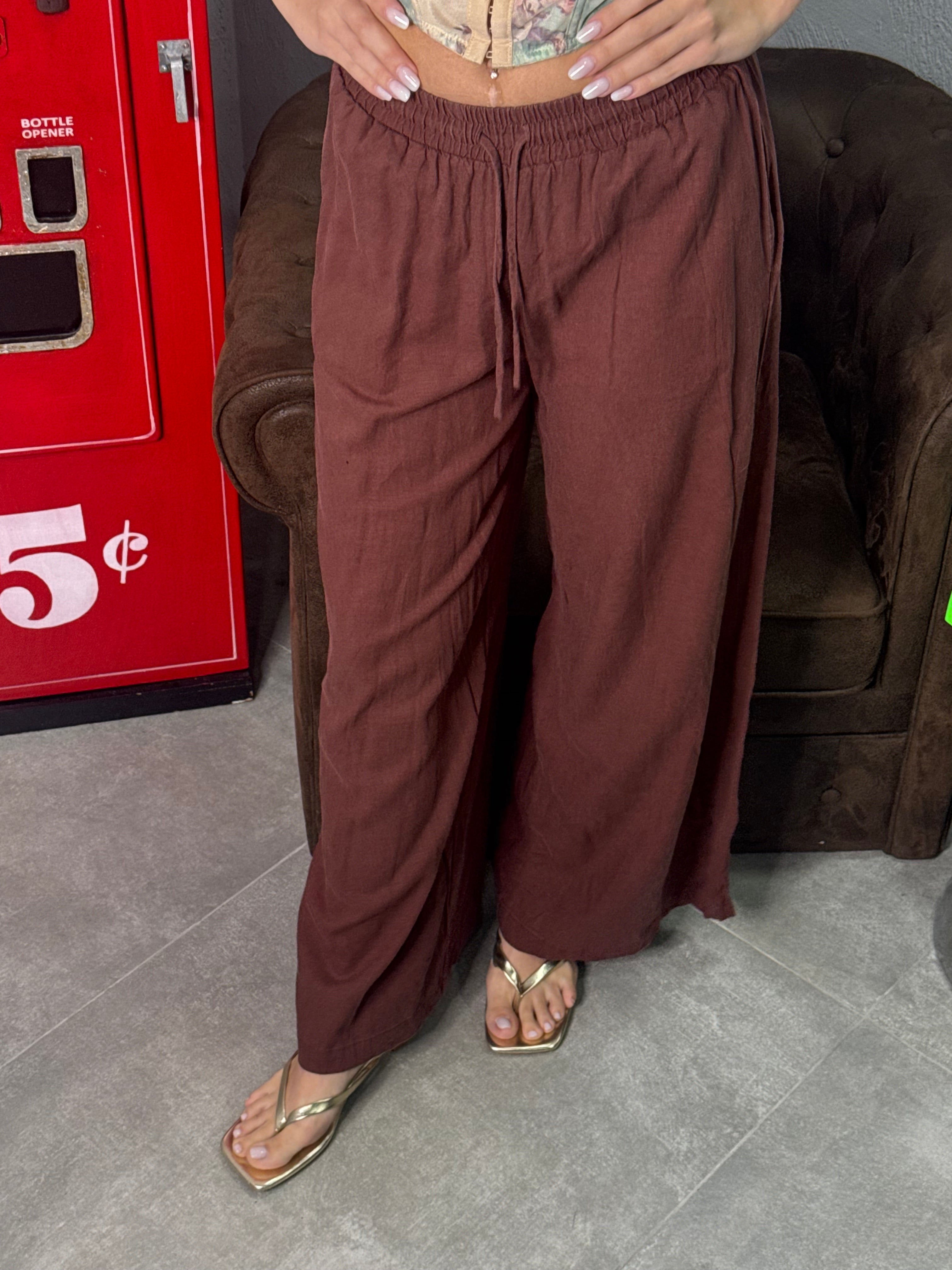 Pantalone in lino