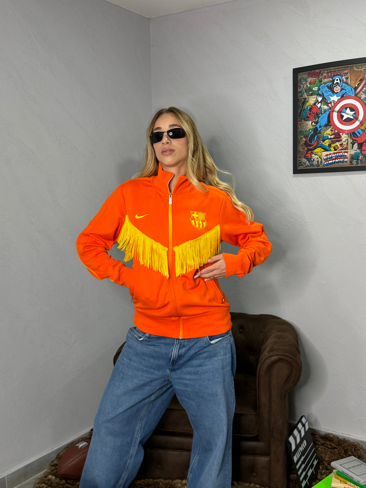 Felpa Nike con frange