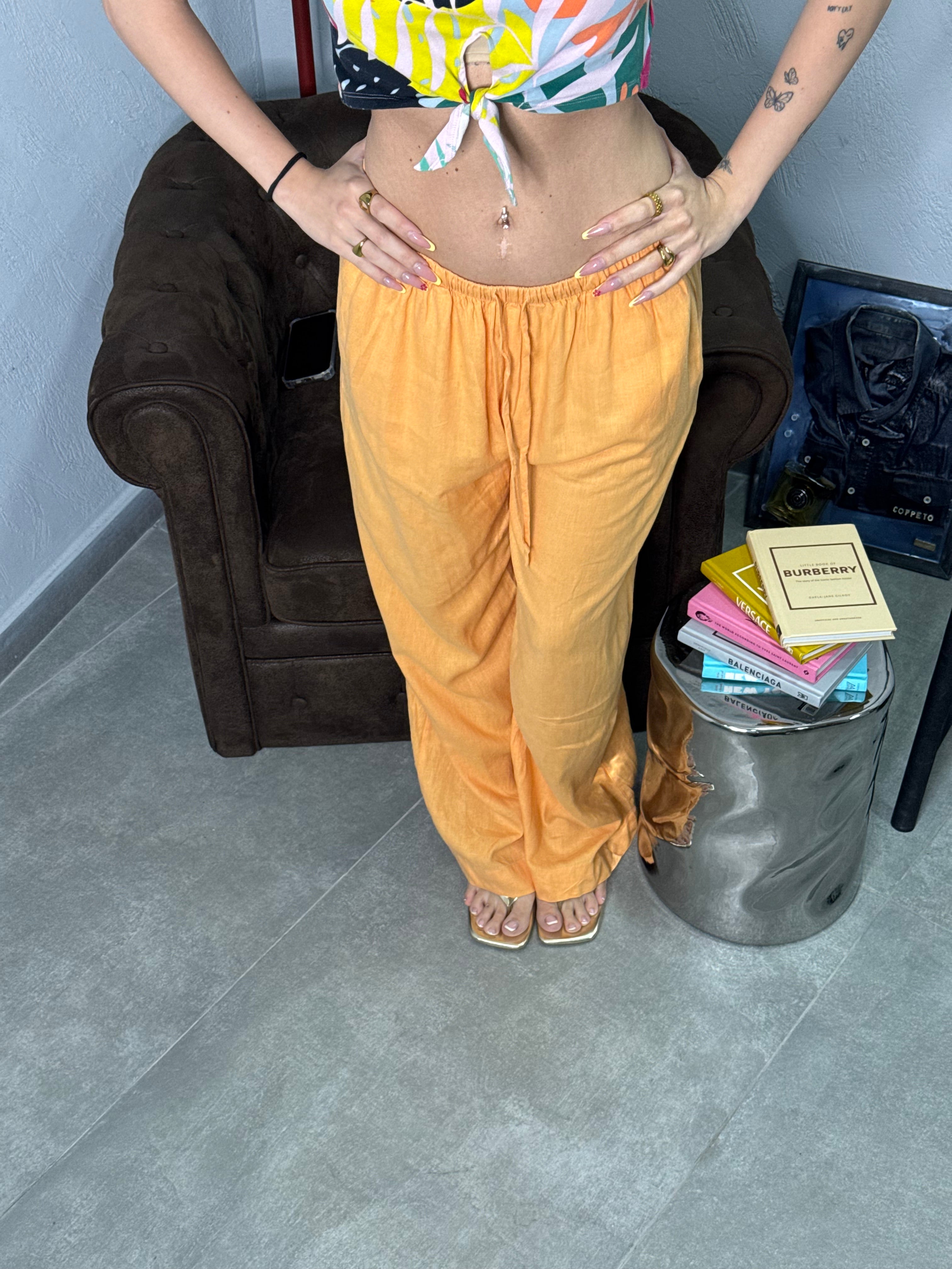 Pantalone in lino