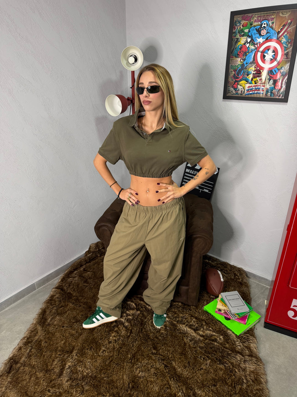 Polo Tommy cropped Custom