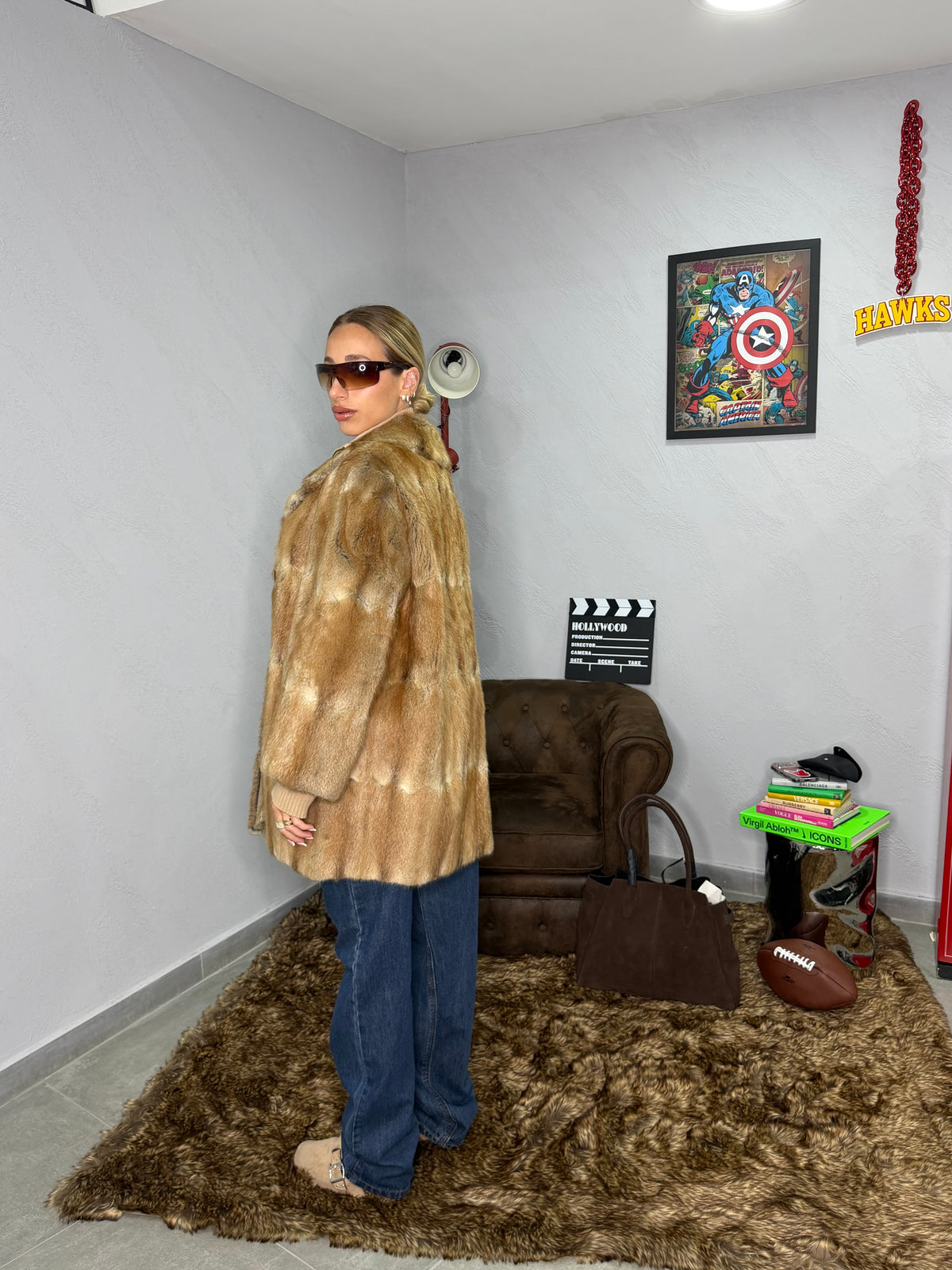 Pelliccia vera vintage