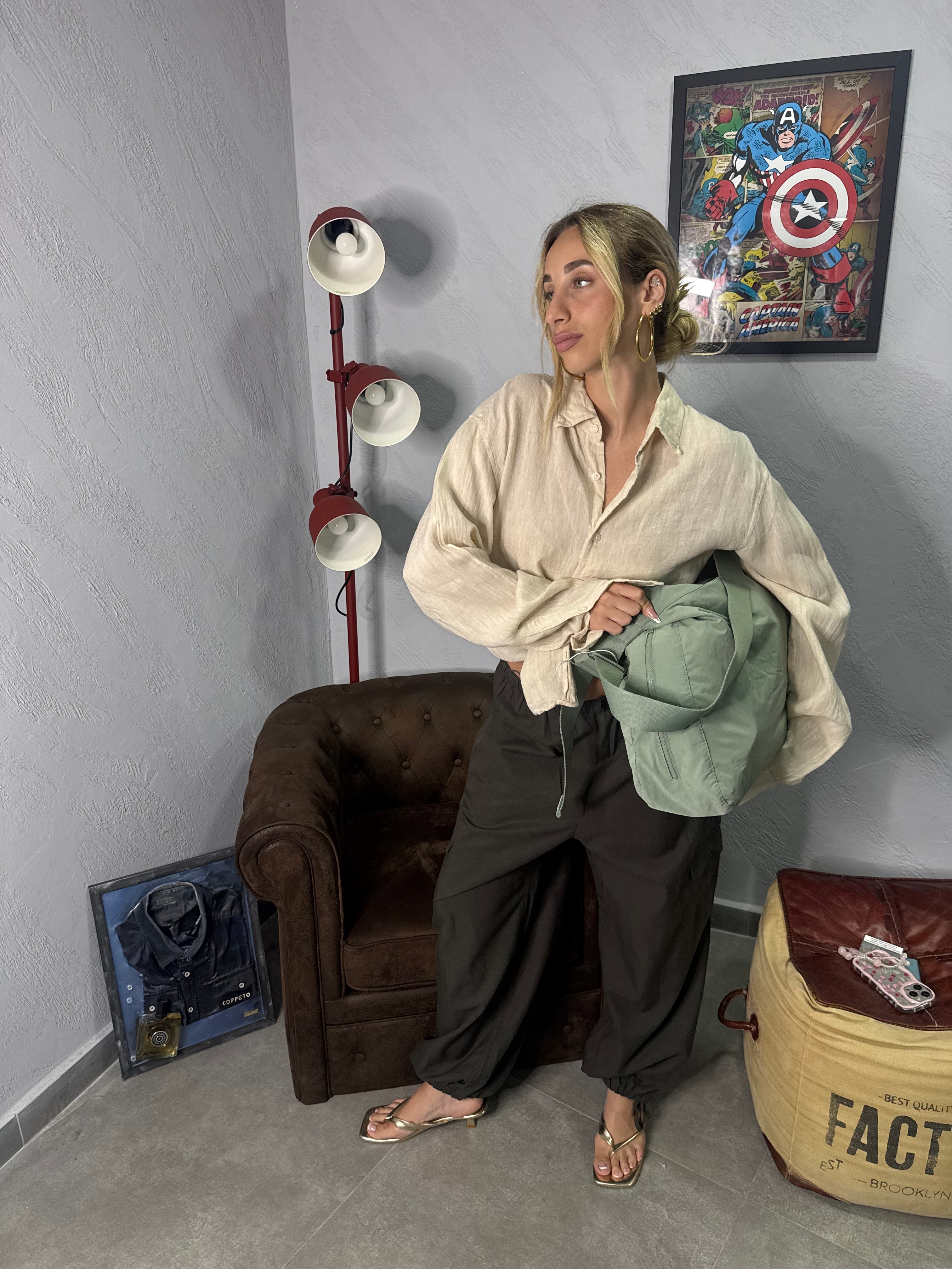 Pantalone in lino cos