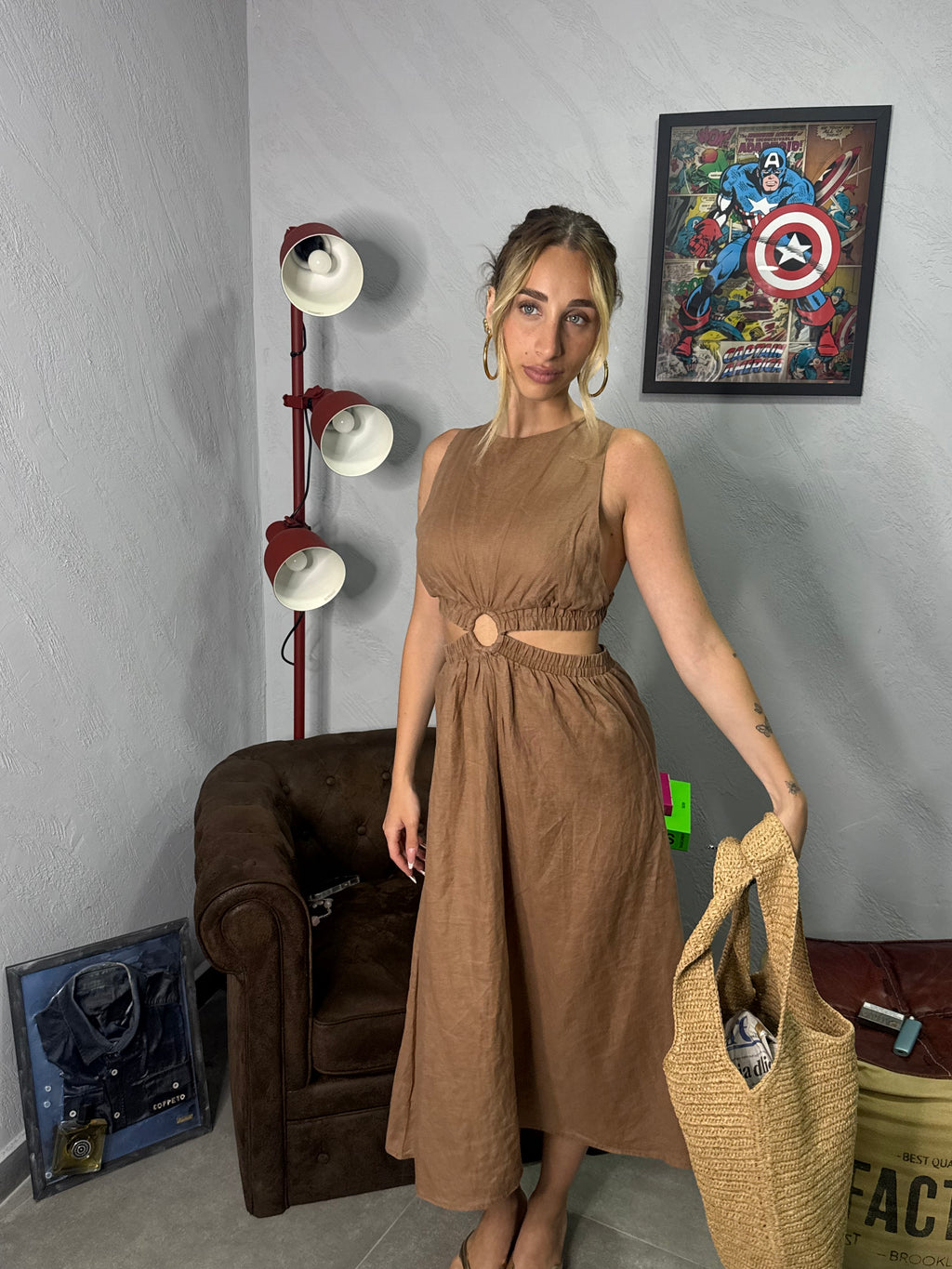 Borsa in paglia cos