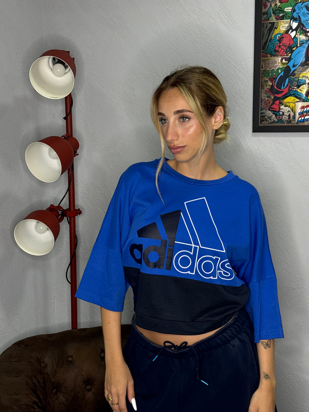 T-shirt Adidas crop