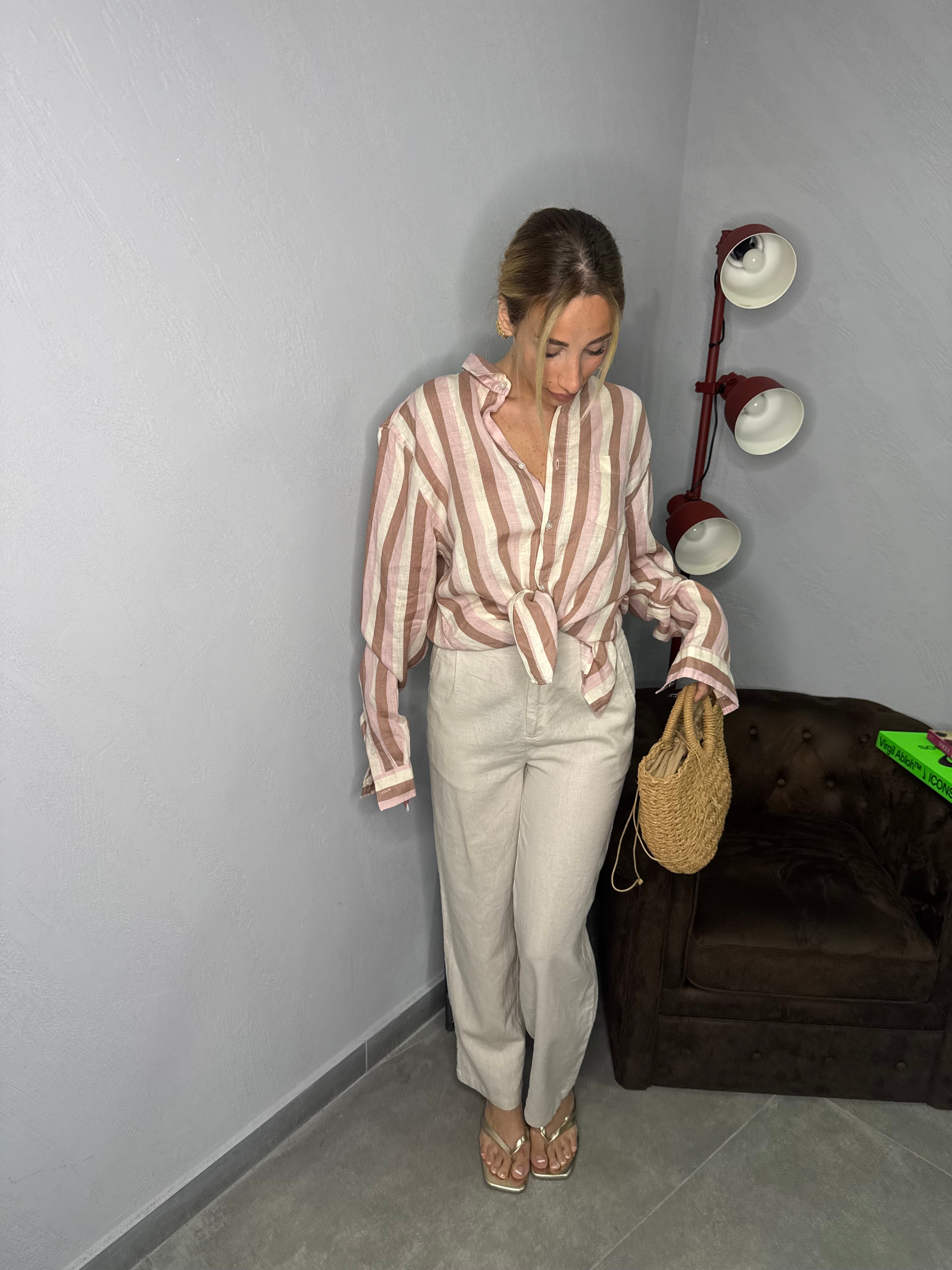 Pantalone in lino