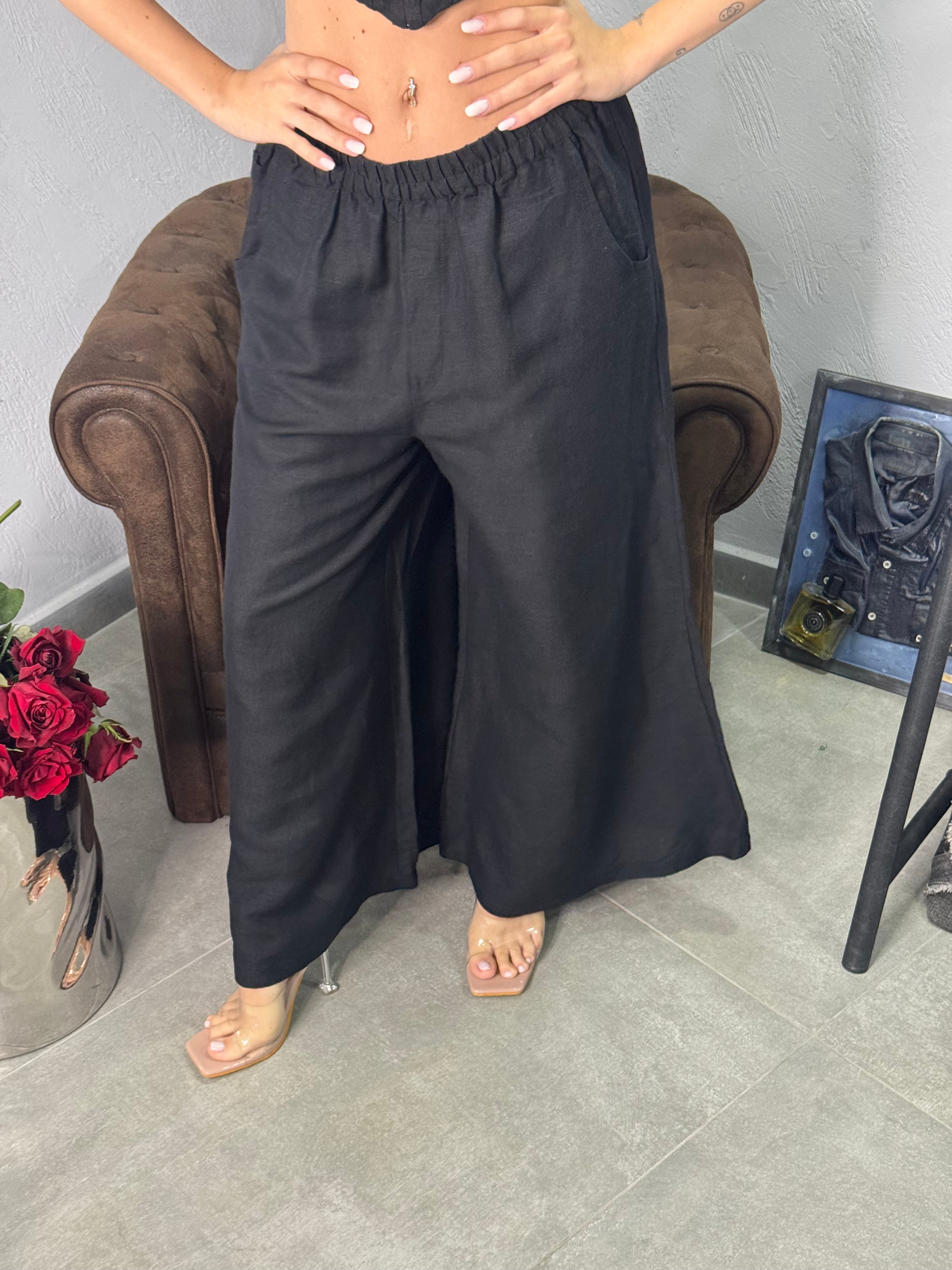 Pantalone in lino