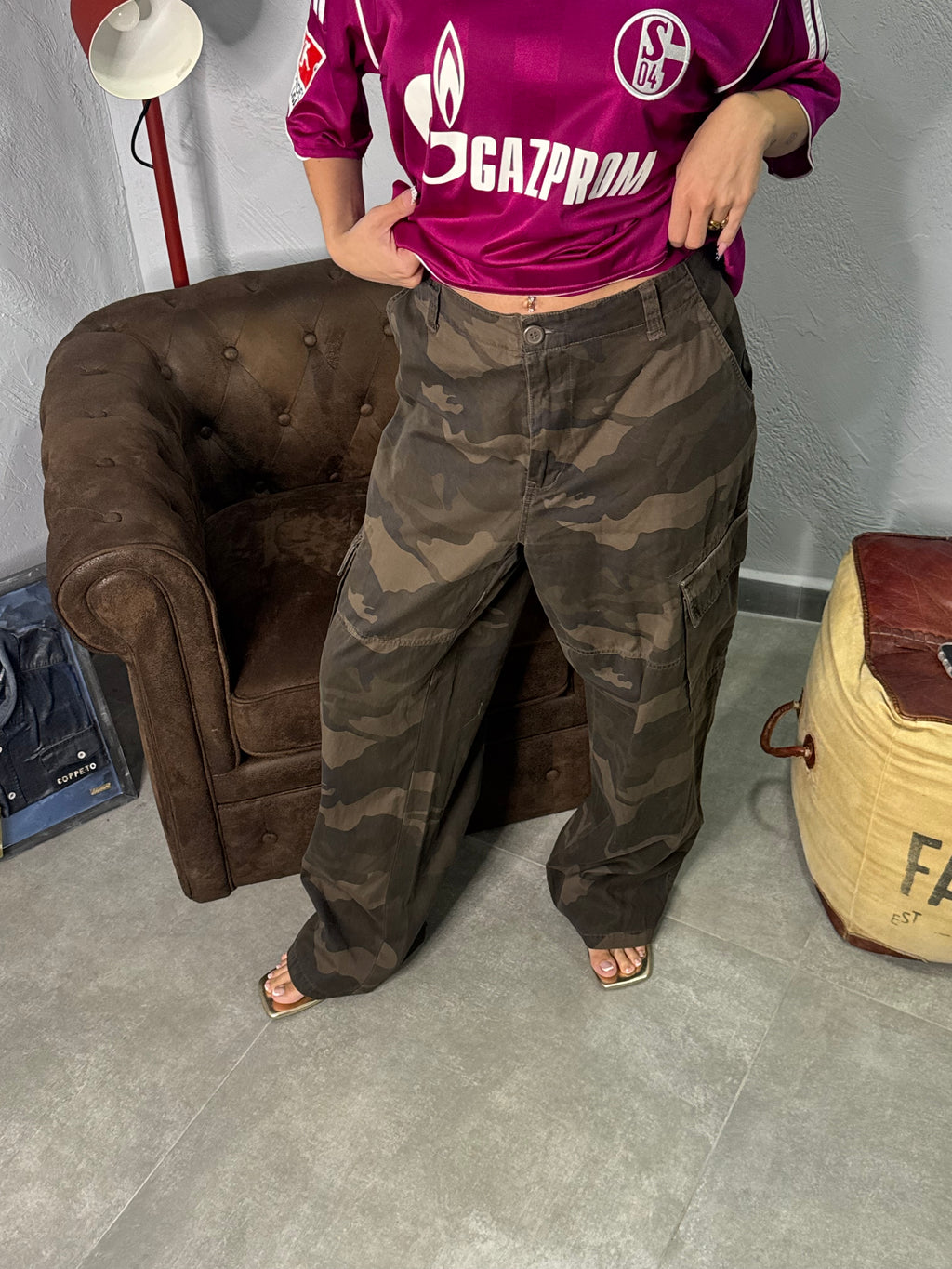 Pantalone militare uomo