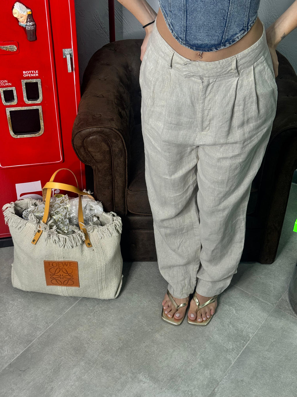 Pantalone in lino