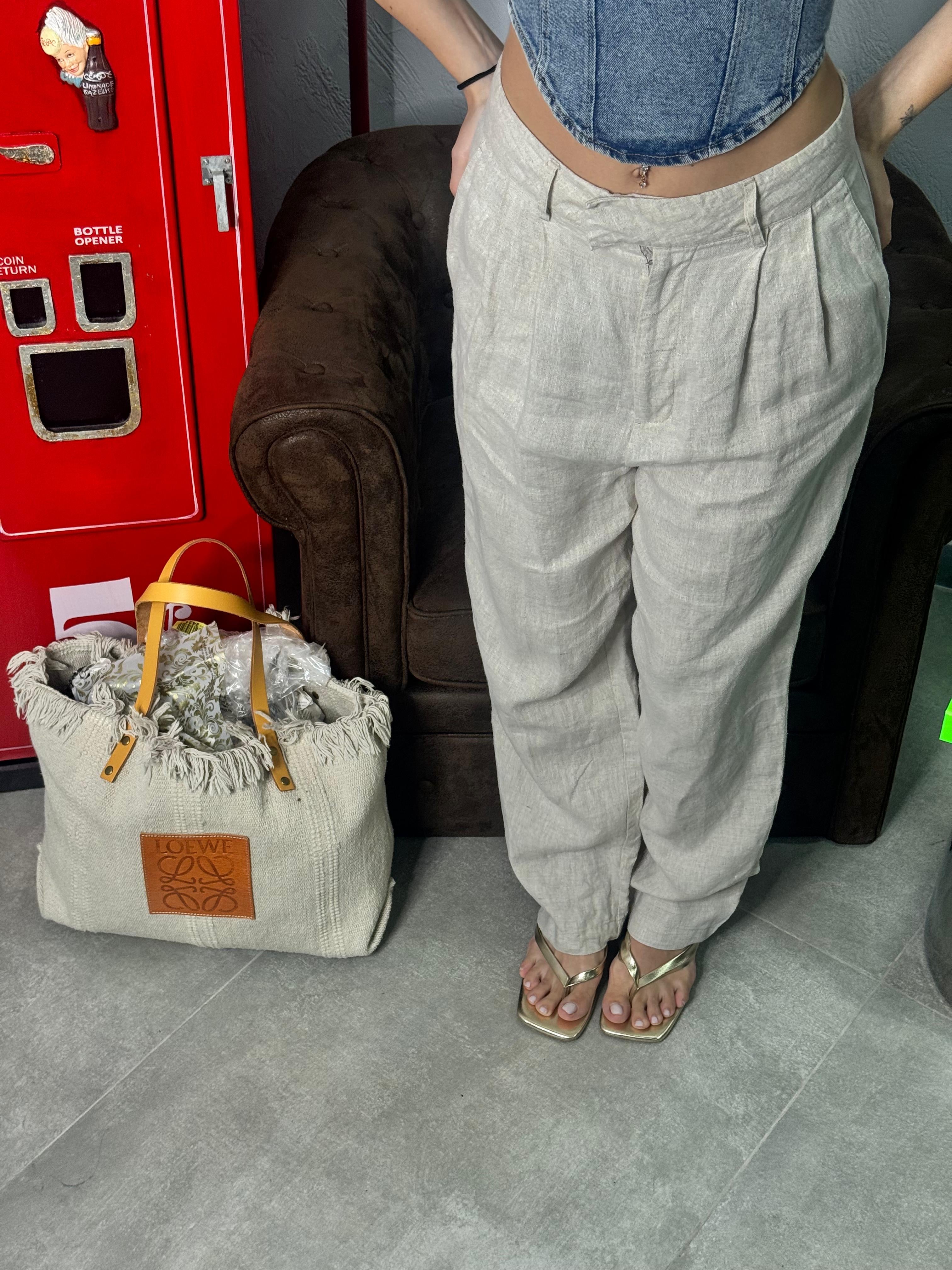 Pantalone in lino